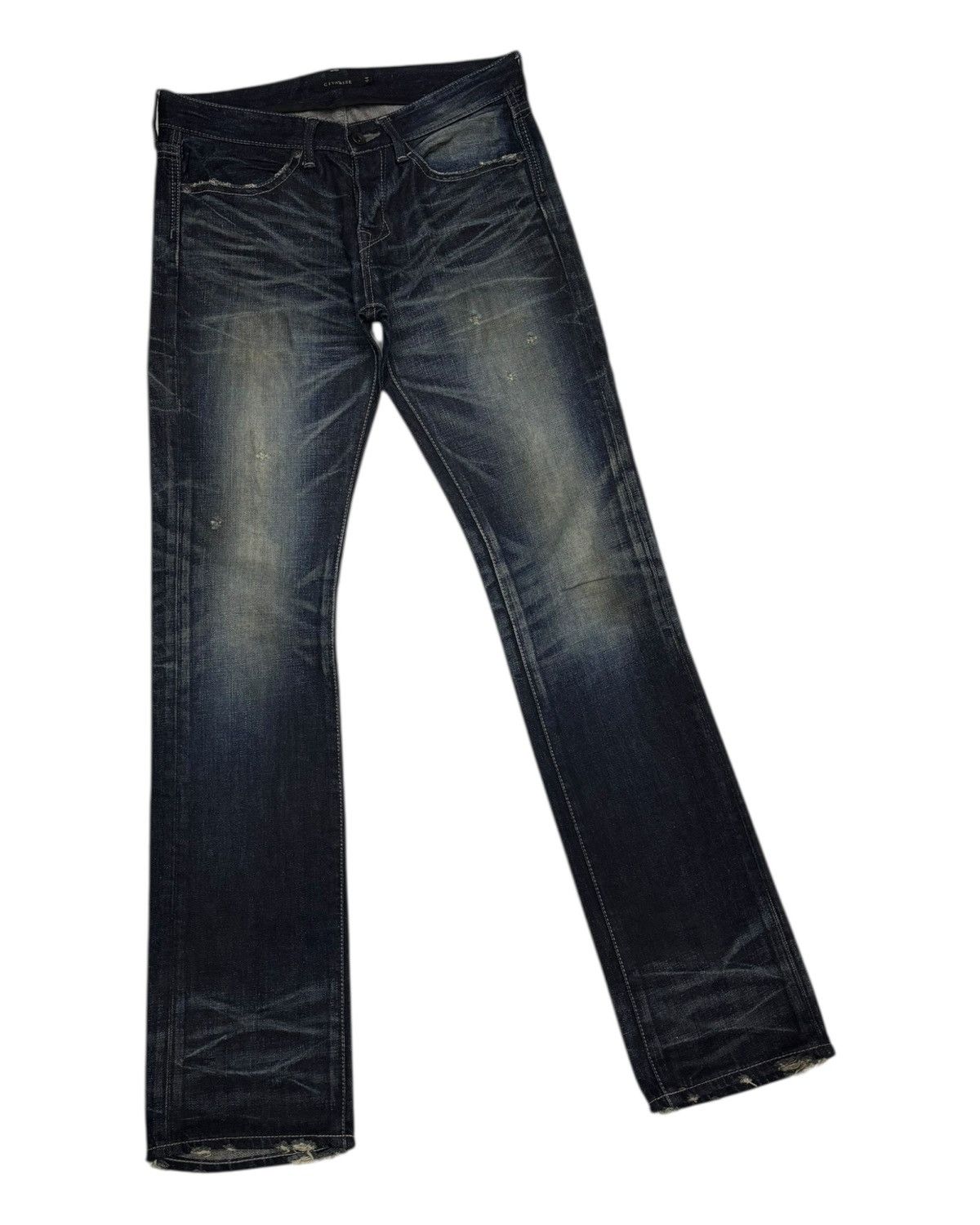 CIVARIZE × Japanese Brand × Undercover CIVARIZE CLAWMARK SLIM FLARE JEANS DISTRESSED DENIM Size US 31 - 3 Thumbnail