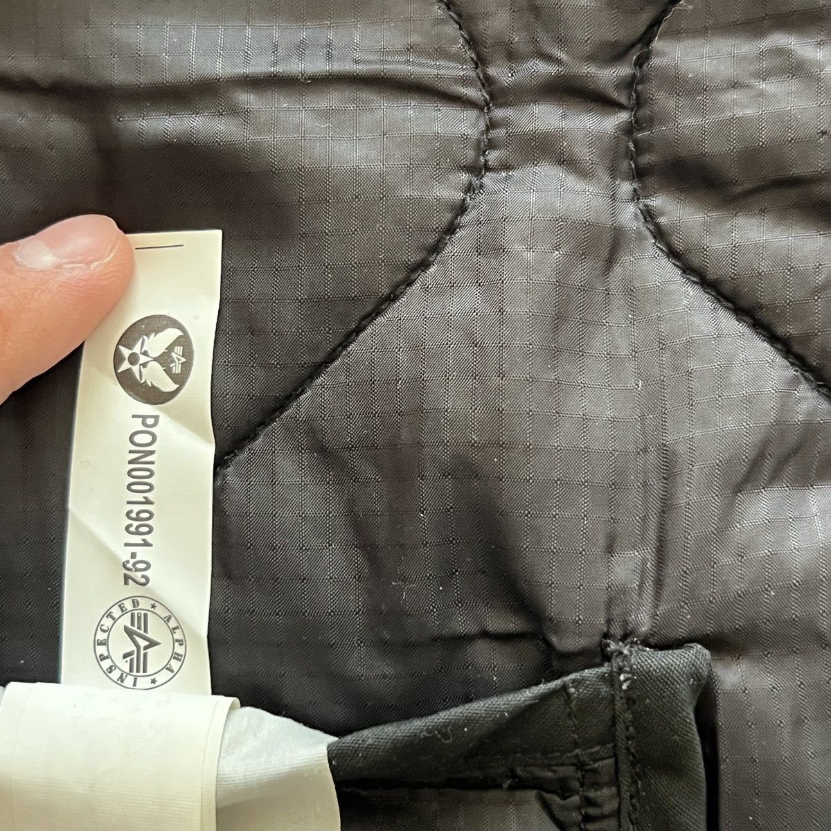 Alpha Industries × CDG by Comme des Garcons Vintage 00s CDG Alpha Industries Liner Jacket Size US L / EU 52-54 / 3 - 10 Thumbnail