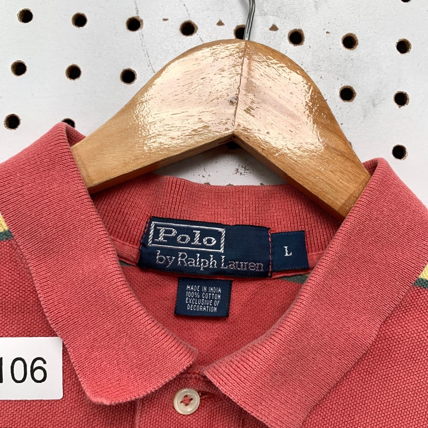 Polo Ralph Lauren VINTAGE Polo Ralph Lauren Shirt Men Large Red Green Striped 90s Mall Dad Preppy Size US L / EU 52-54 / 3 - 3 Thumbnail