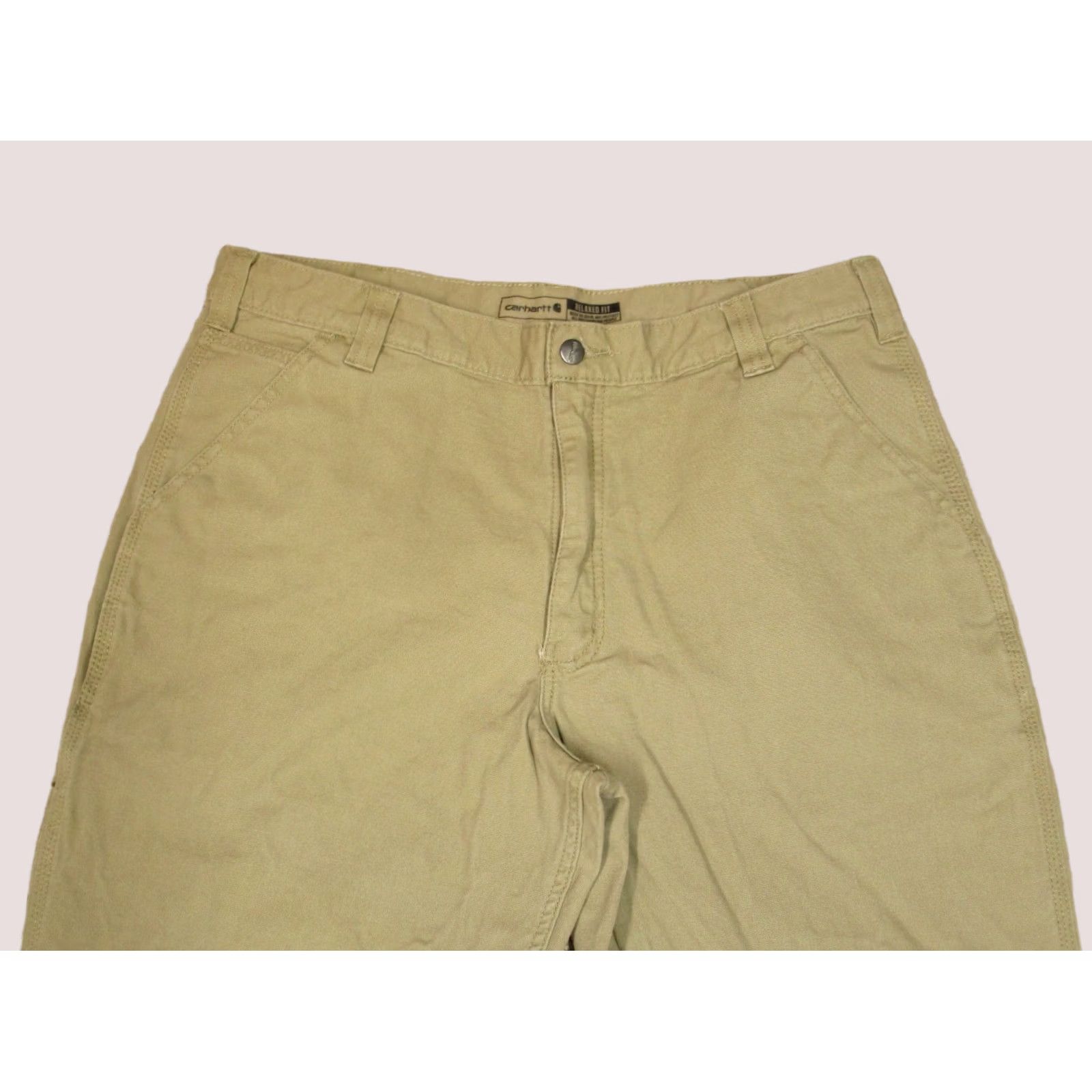 Carhartt Carhartt Jeans Men 38x34 Brown Carpenter Straight Utility Canvas Pants Workwear Size US 38 / EU 54 - 1 Thumbnail