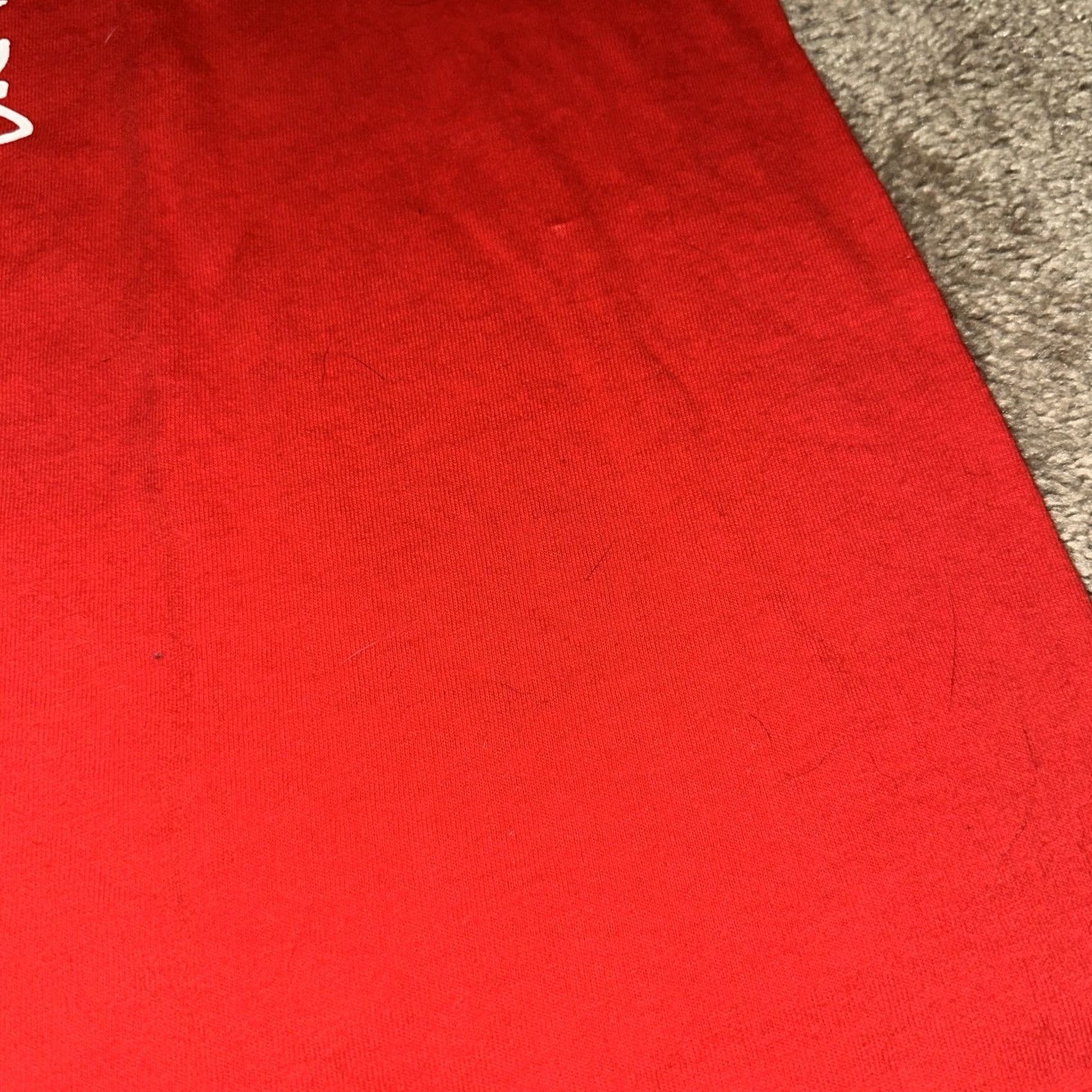 Gildan Travis Scott Cactus Jack Shirt Mens Small Red Hip Hop Rap Crew Size US S / EU 44-46 / 1 - 4 Thumbnail