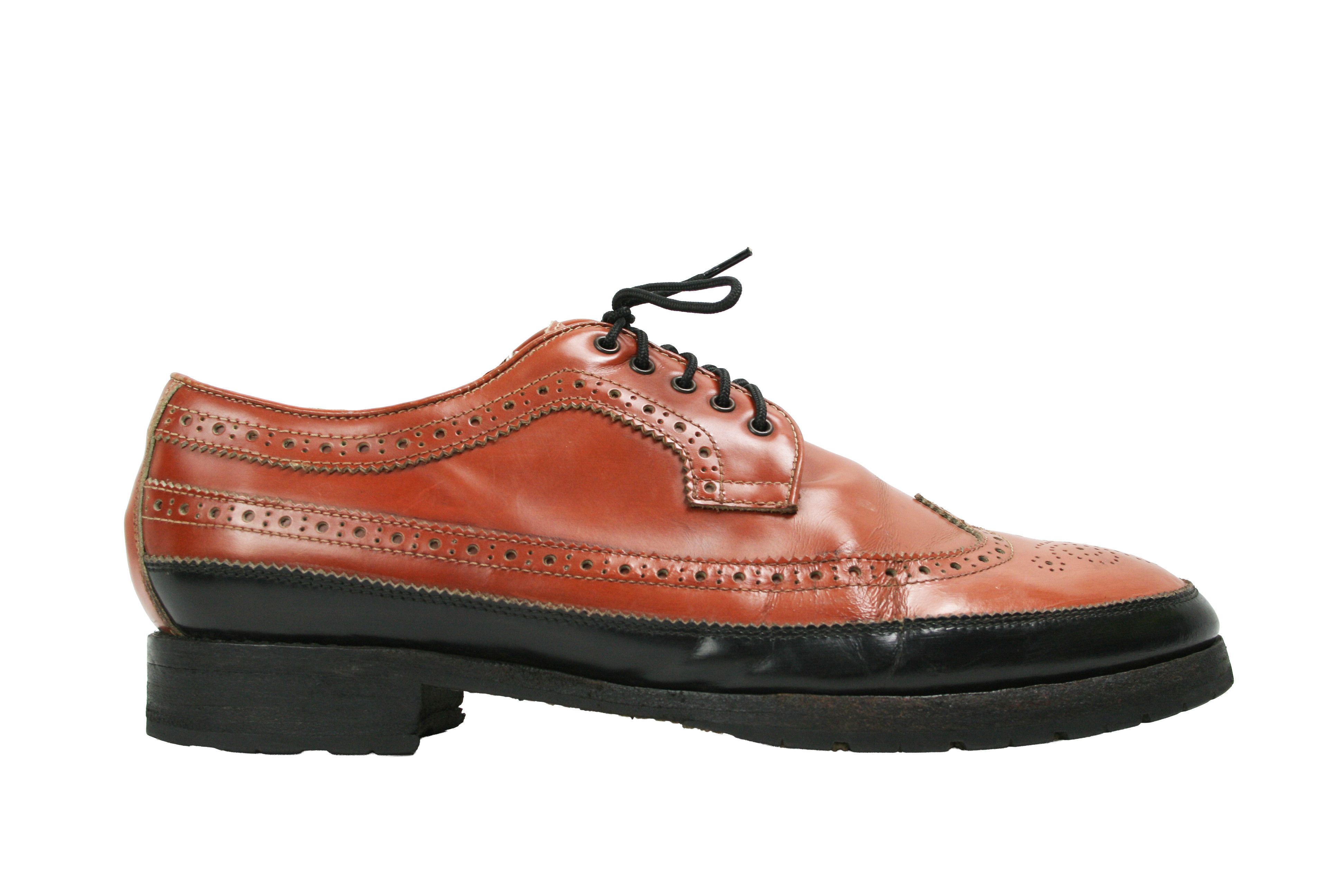 Dsquared2 00S Brogue Wingtip Leather Boots Vintage Size US 10 / EU 43 - 1 Thumbnail