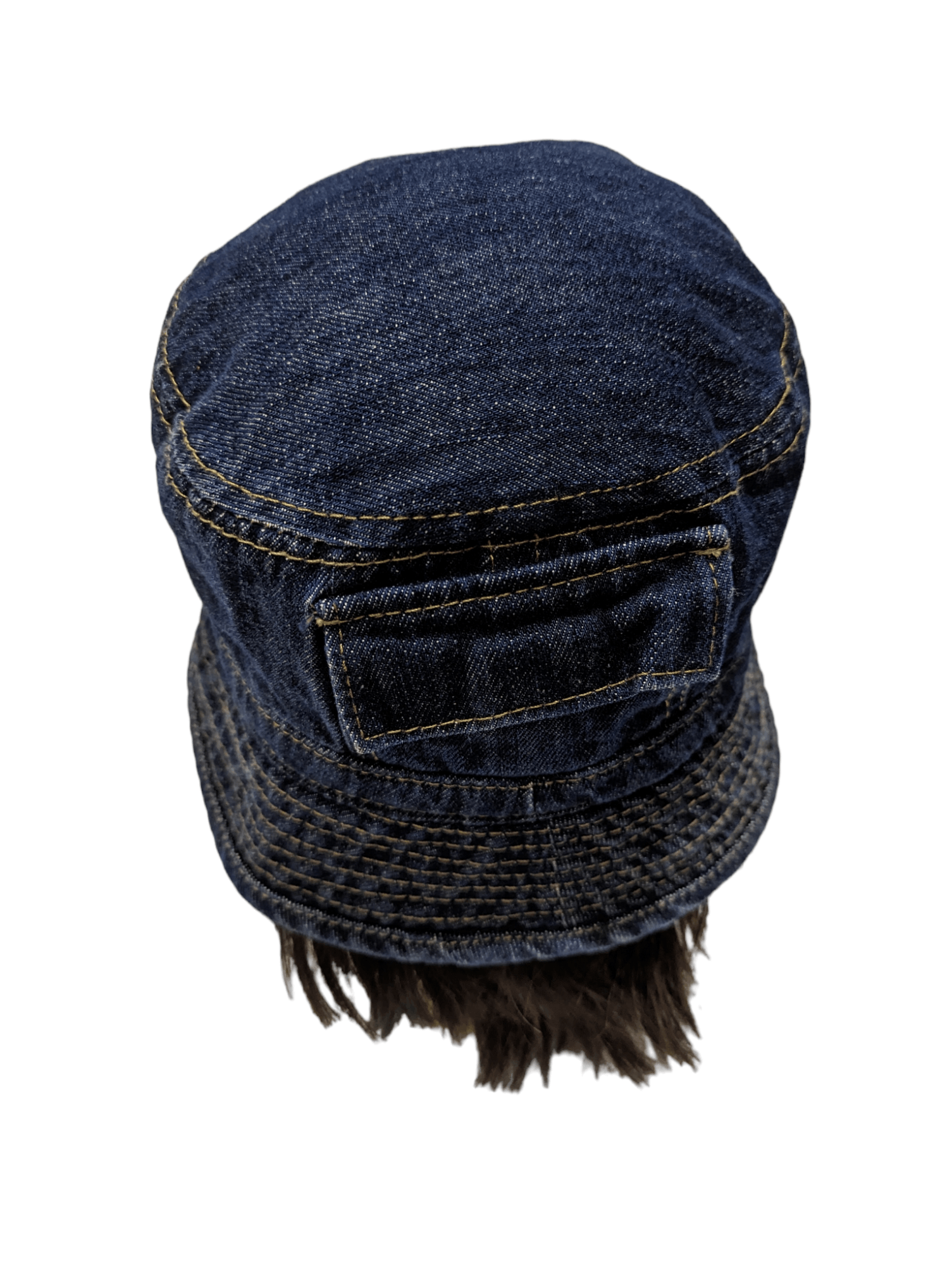 Japanese Brand OXYGEN BUCKET HAT CAP DENIM DESIGN Size ONE SIZE - 6 Thumbnail