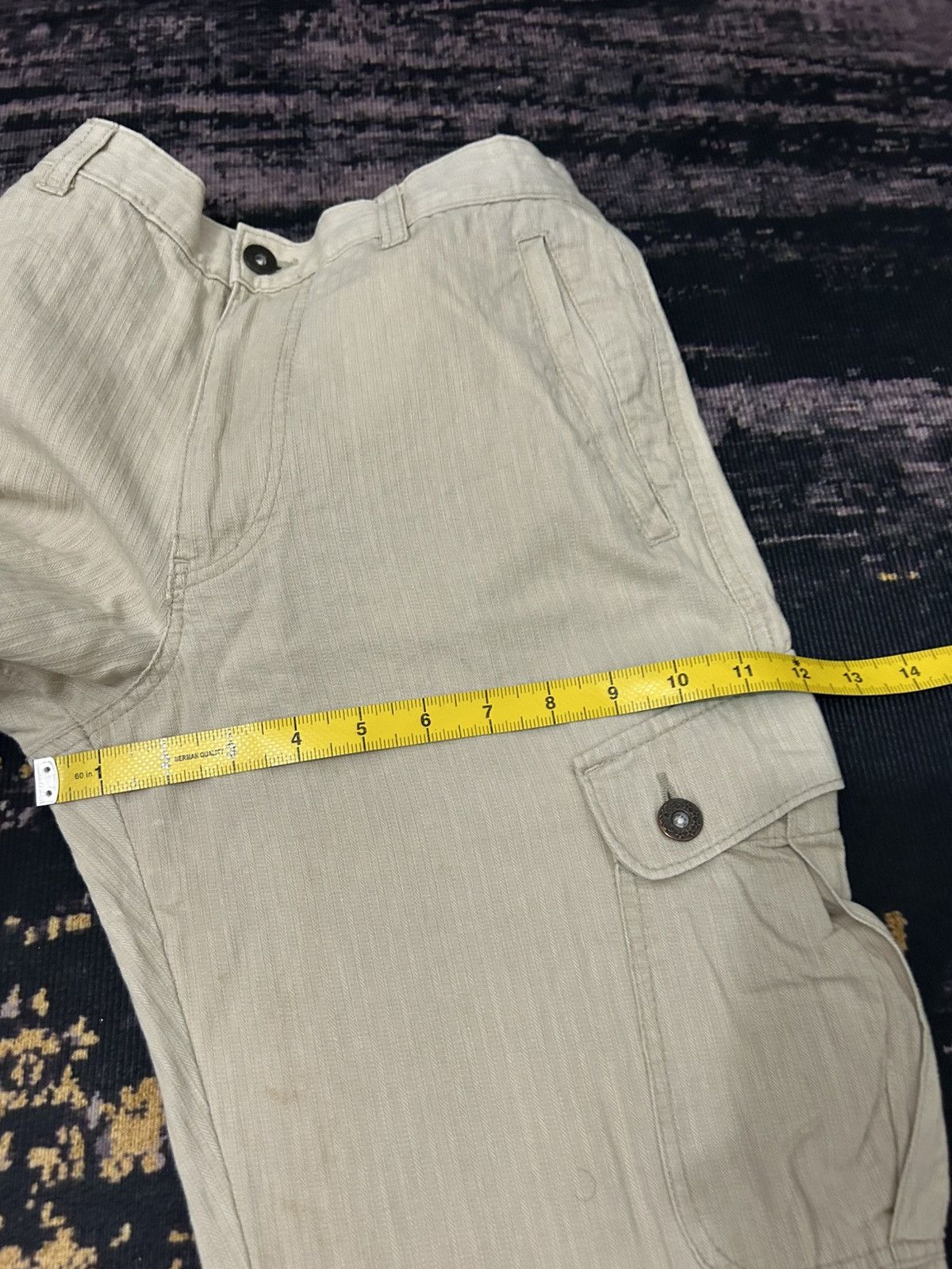 Takeo Kikuchi Vintage Takeo Kikuchi Herringbone Cargo Pants Size US 30 / EU 46 - 16 Thumbnail