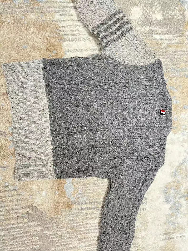 Thom Browne Thom Browne Cable Knit Crewneck Sweater Size US M / EU 48-50 / 2 - 5 Thumbnail