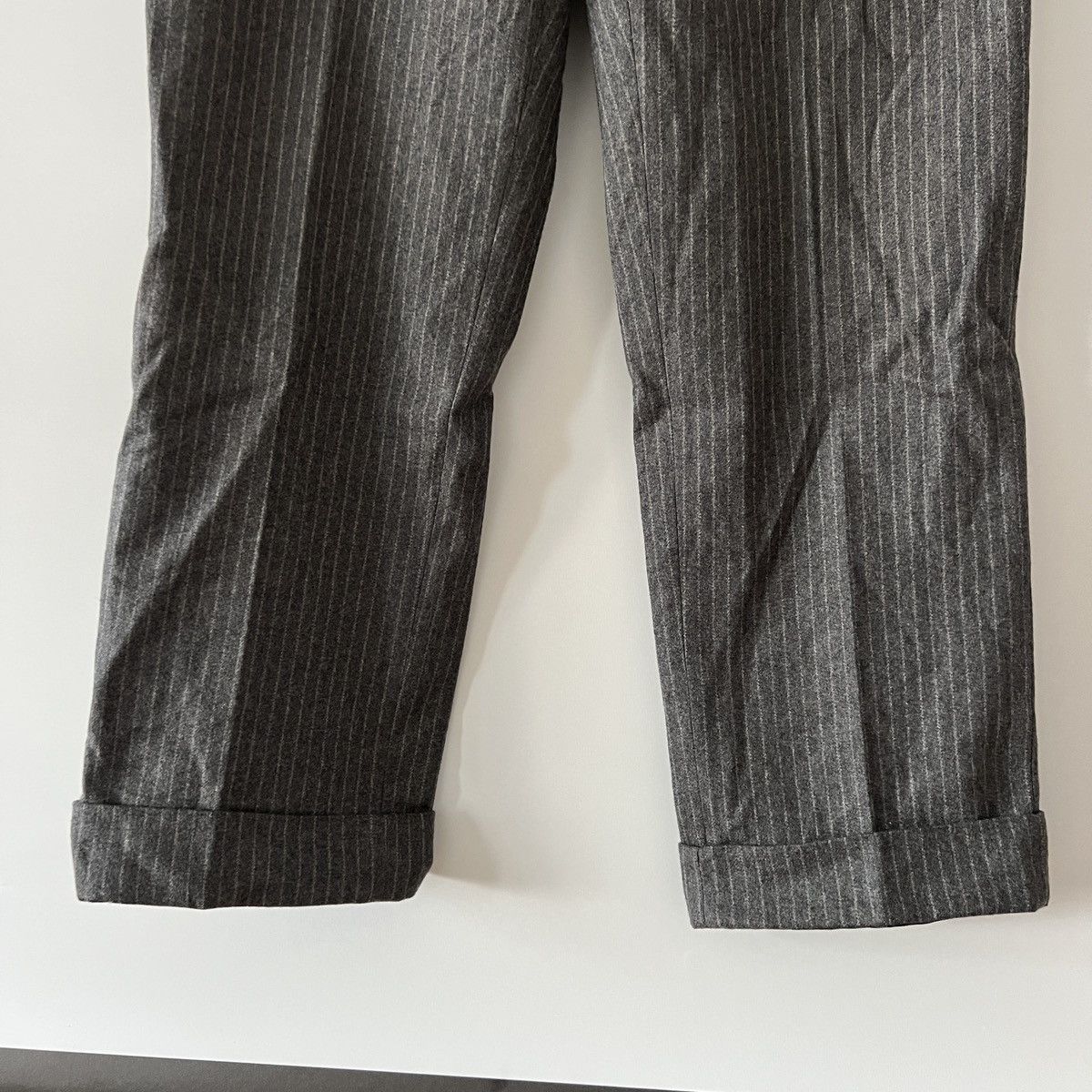 Vintage Vintage Aero Zip Casual Stripped Wool 30's Pants Rare Size US 32 / EU 48 - 10 Thumbnail