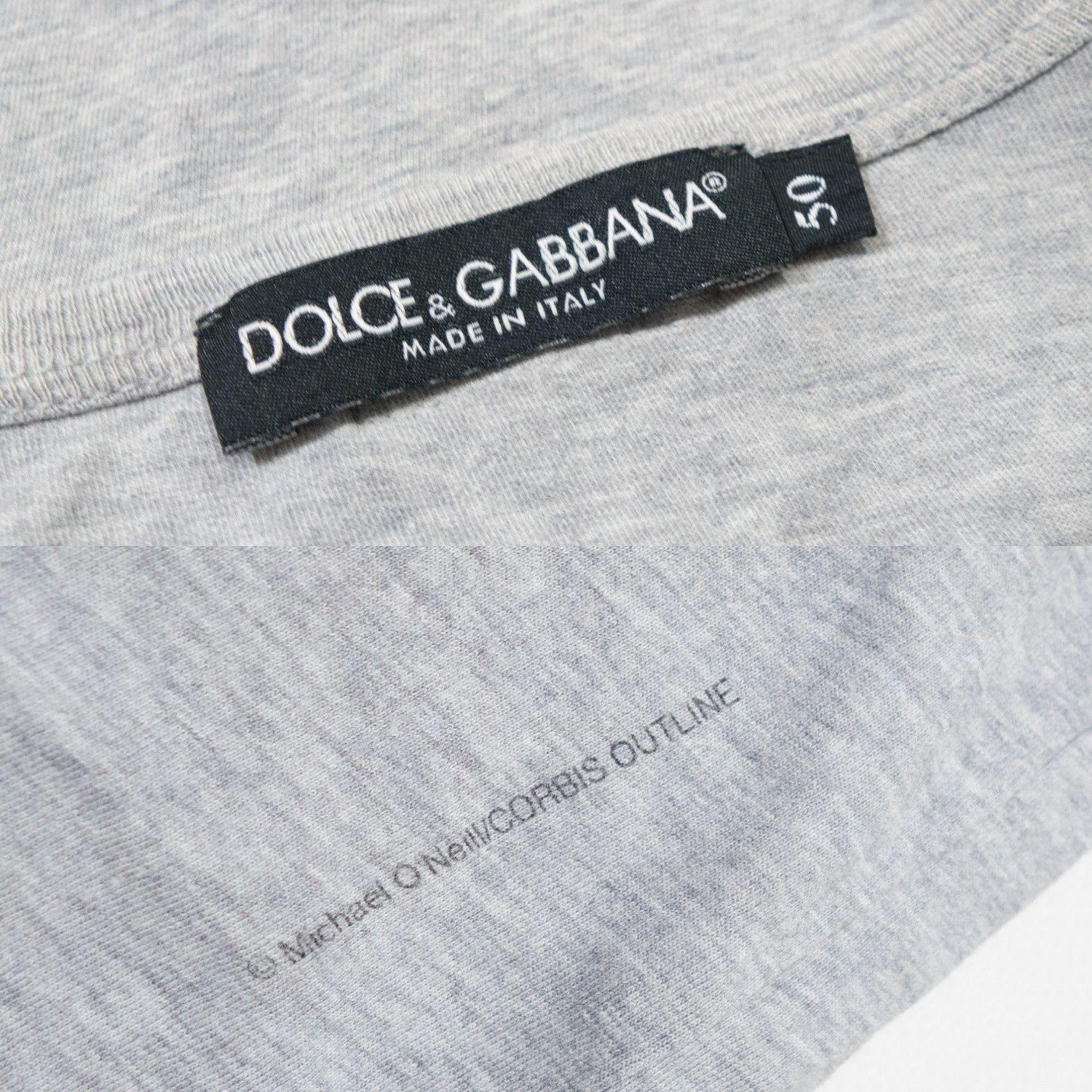 Dolce & Gabbana 00s Mike Tyson Photo Michael O'Neill Graphic V Neck T-Shirt Size US M / EU 48-50 / 2 - 10 Thumbnail