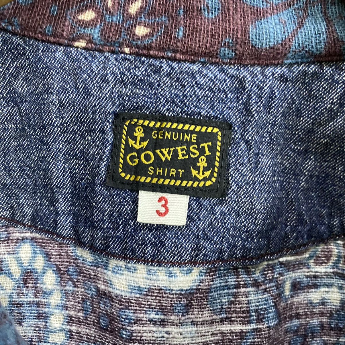 Japanese Brand Gowest Hawaiian shirt overprint single pocket Size US L / EU 52-54 / 3 - 11 Thumbnail