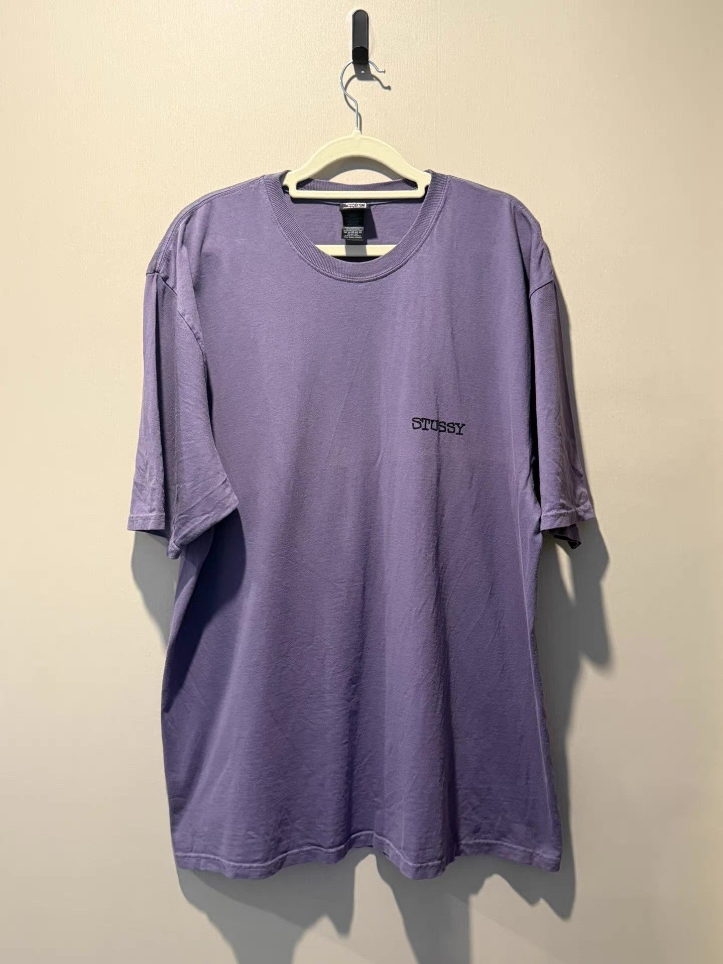Stussy Stussy SS25 purple ribbed crew neckshort-sleeve T-shirt Ｑ20 Size US L / EU 52-54 / 3 - 1 Thumbnail