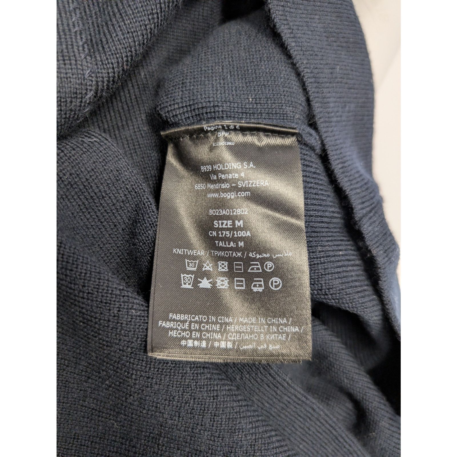 Boggi o1rshd1 CC20 Front Double Pocket Jersey Overshirt in Navy Size US M / EU 48-50 / 2 - 16 Thumbnail