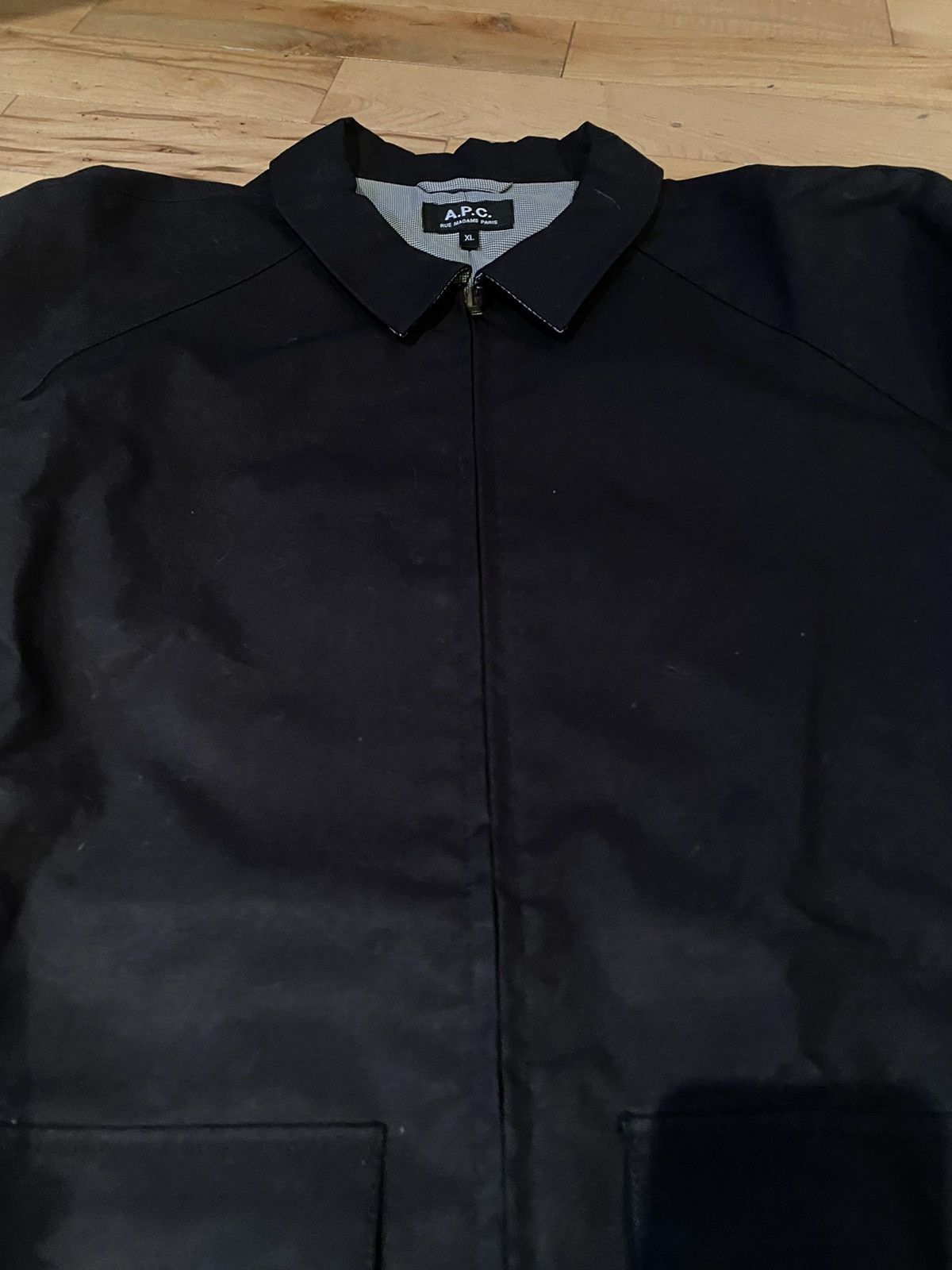 A.P.C. Gilles Shirt Work Jacket Harrington-Style Zip Up Coach Size US XL / EU 56 / 4 - 3 Thumbnail