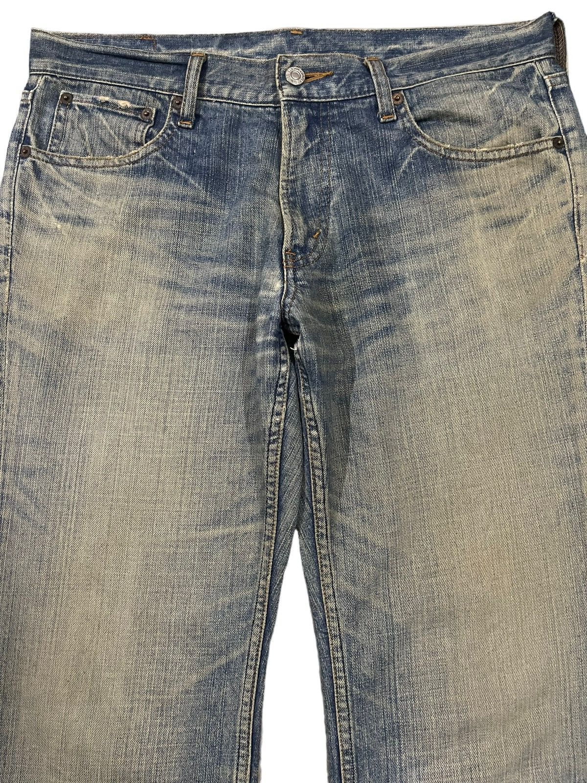 14th Addiction Vintage Japanese Brand Blue Faded Wash Style Bootcut Jeans Size US 34 / EU 50 - 3 Thumbnail