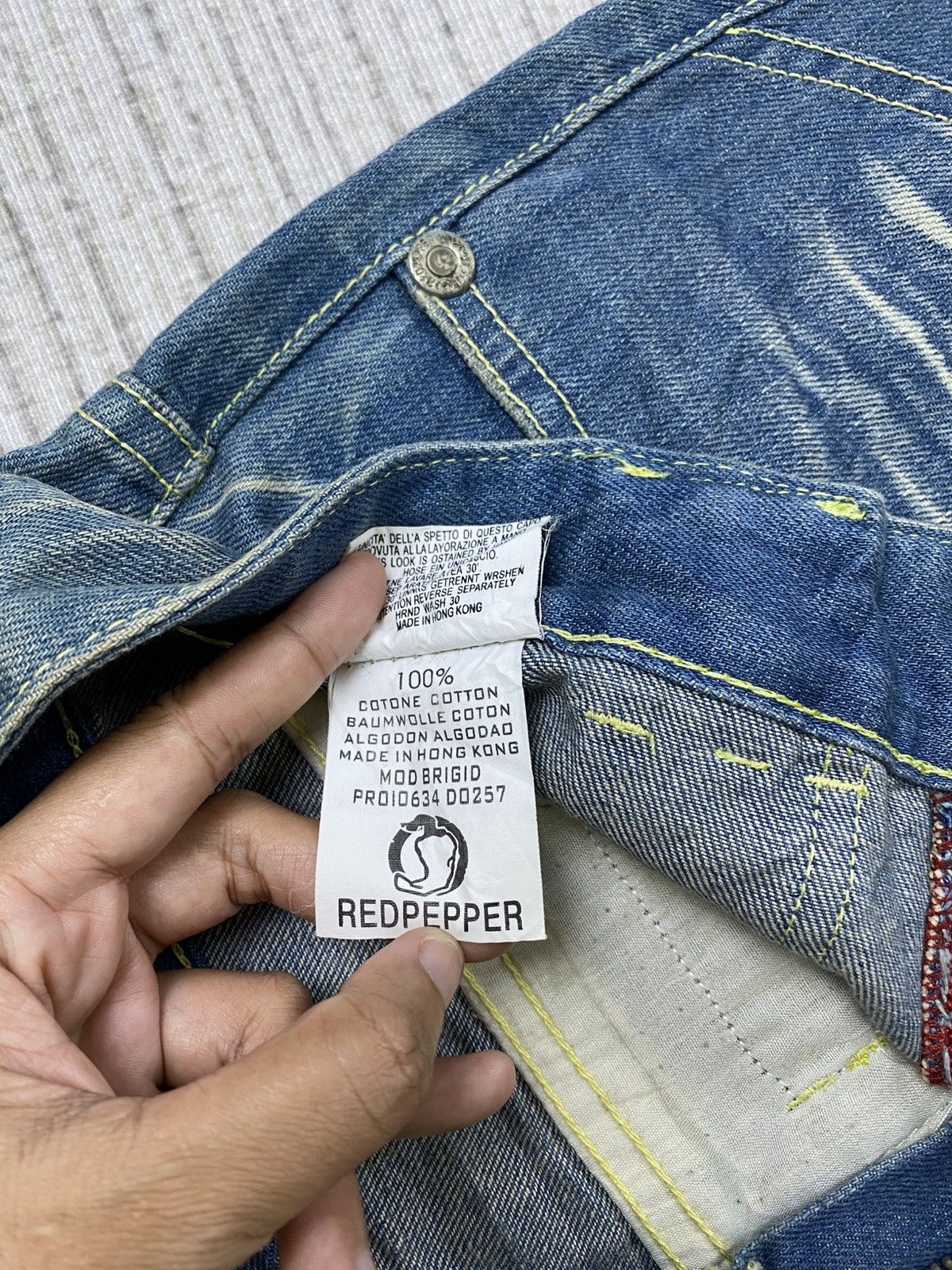 If Six Was Nine Vintage Red Pepper 70s Style Rolling Stone Custom Flare Pant Size US 30 / EU 46 - 16 Thumbnail