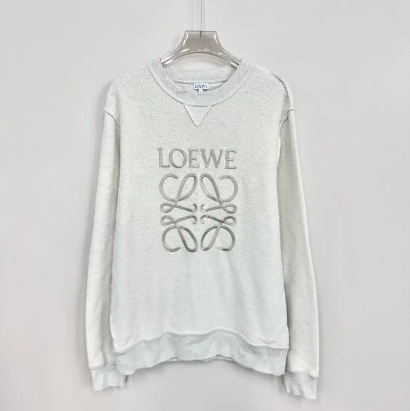 Loewe Loewe White Women's Sweatshirt 0089 Size M / US 6-8 / IT 42-44 - 1 Thumbnail