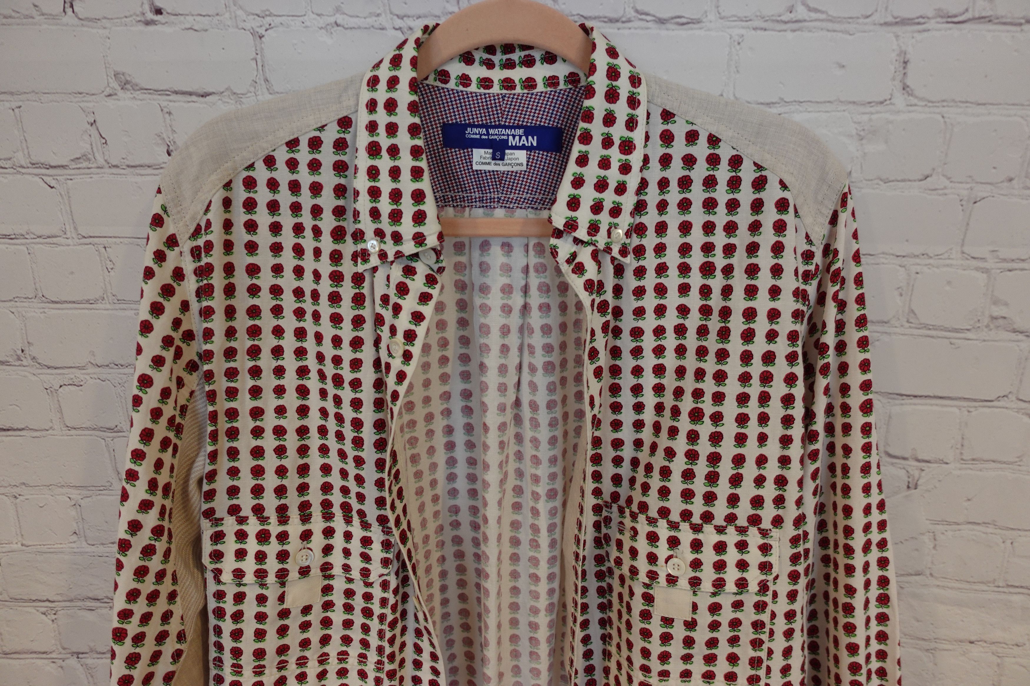 Junya Watanabe Junya Watanabe Flower pattern long sleeve Size US S / EU 44-46 / 1 - 3 Thumbnail