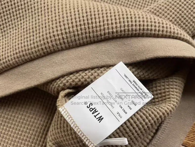 Wtaps Wtaps Waffle Long-sleeve T-shirt Size US L / EU 52-54 / 3 - 5 Thumbnail