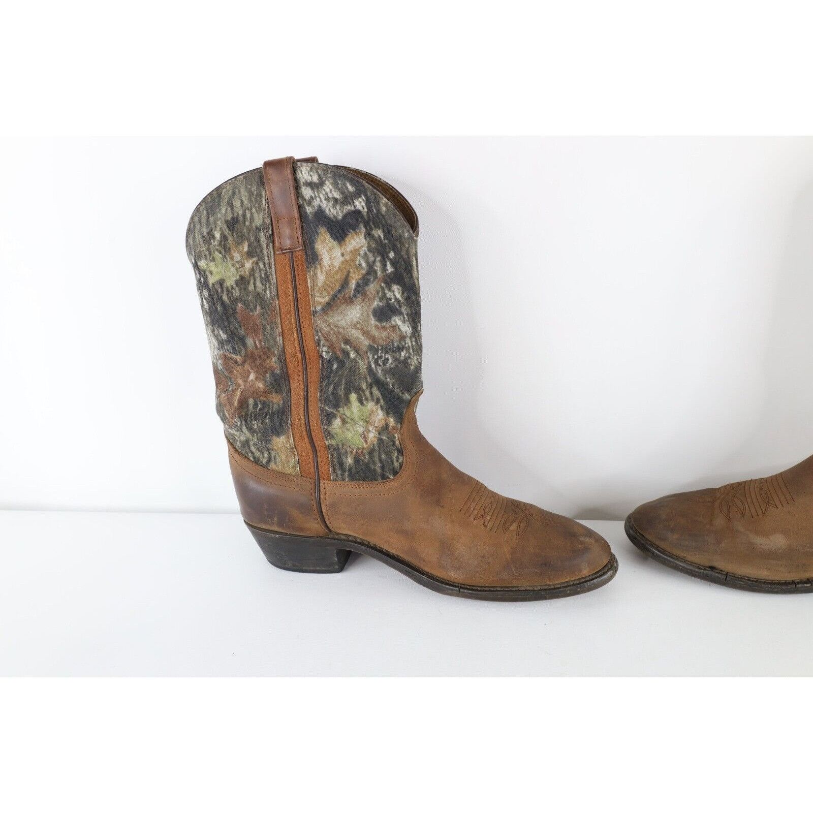 Vintage Vintage Laredo Distressed Leather Camouflage Cowboy Boots Size US 13 / EU 46 - 10 Thumbnail