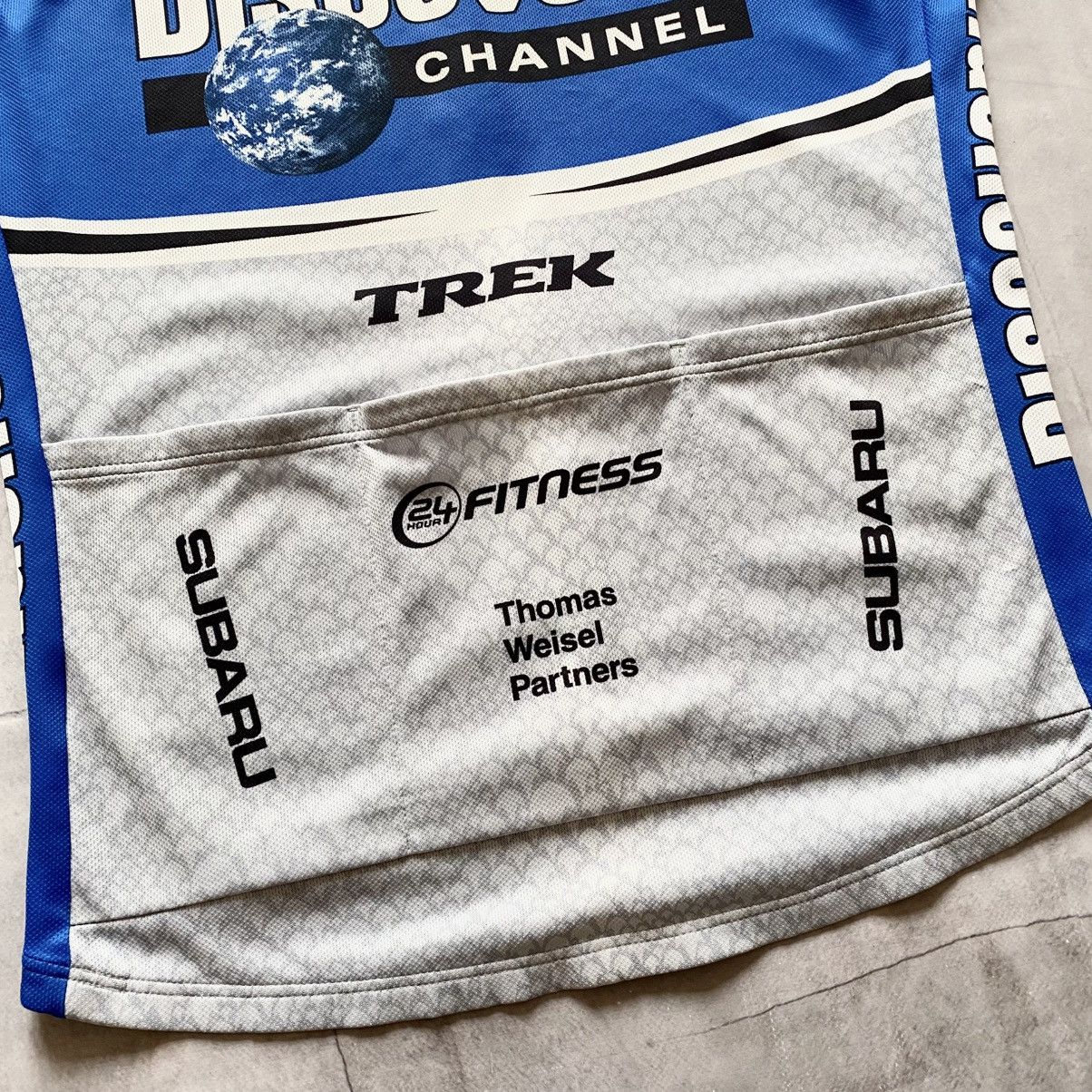 Vintage 90s Nike Discovery Channel Trek Cycling Bike Velo Jersey Y2K Size US L / EU 52-54 / 3 - 7 Thumbnail