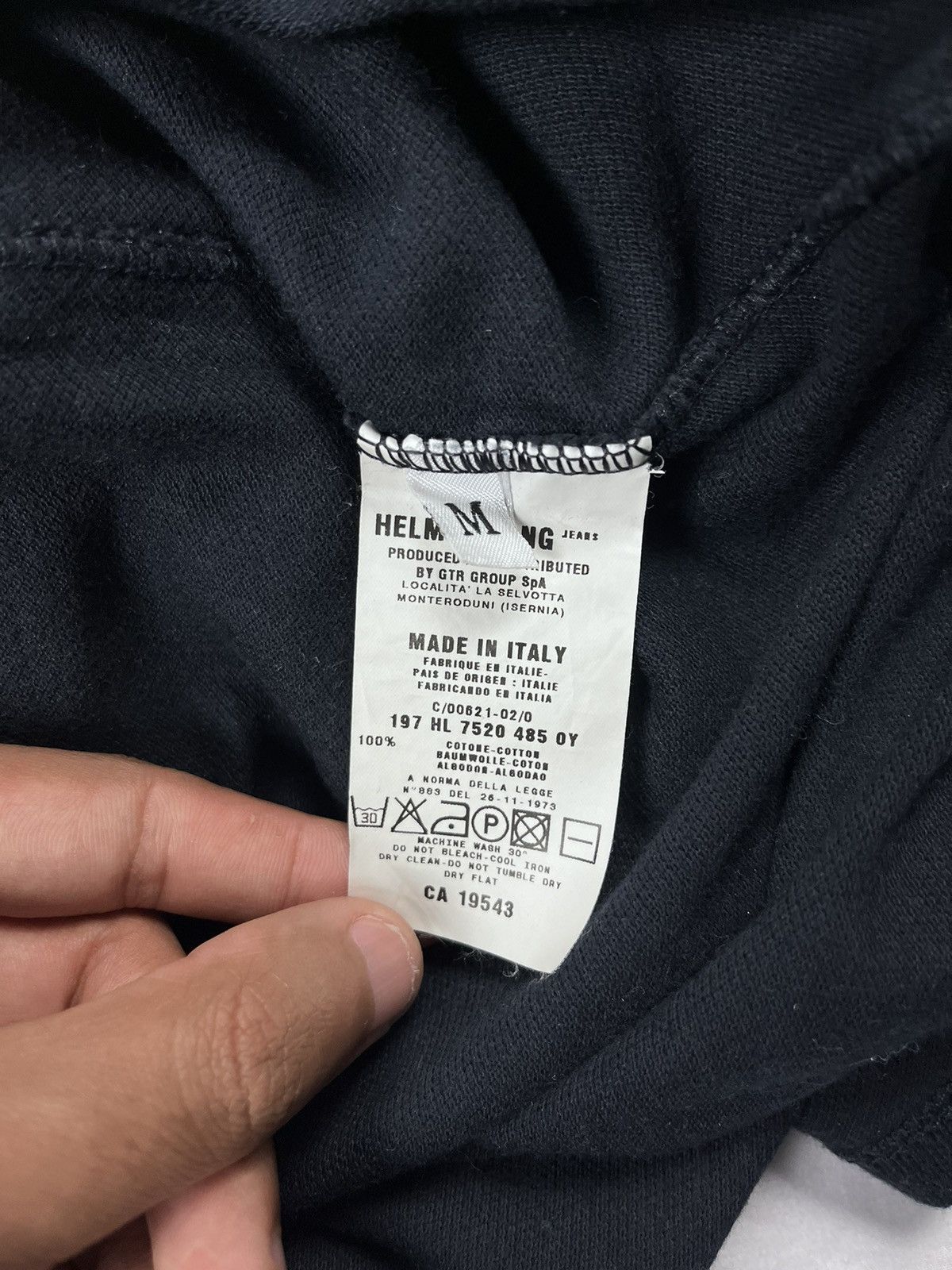 Helmut Lang Helmut Lang - 90’s Initial « HL » Long Sleeve Polo Size US M / EU 48-50 / 2 - 5 Thumbnail