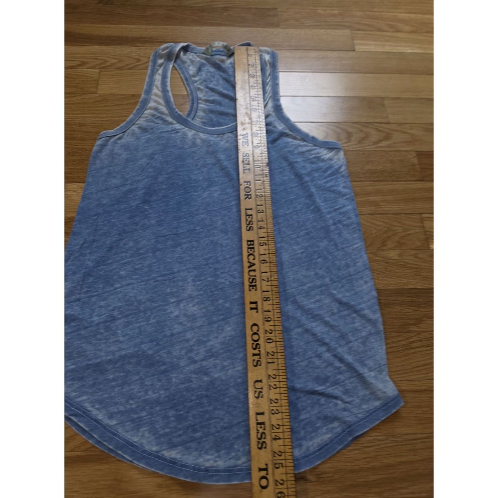 Vintage Tryst Tank Top Racerback Blue/White Tie Dyed Sleeveless Size S Women Tunic Relaxed Breathable Lightweight Size S / US 4 / IT 40 - 6 Thumbnail