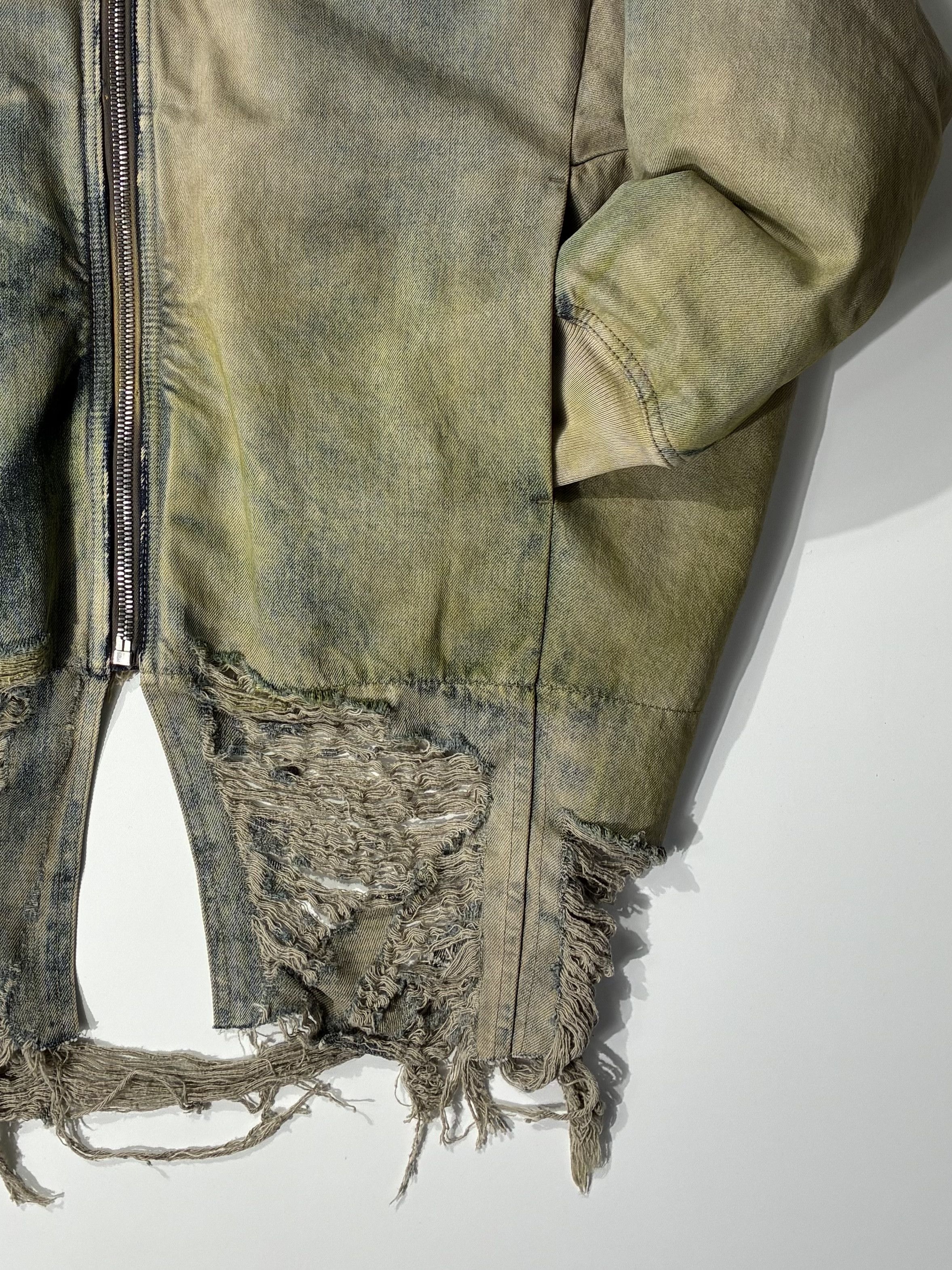 Rick Owens RICK OWENS JUMBO PETER FLIGHT BOMBER PEARL/ACID DEGRADE Size XS / US 0-2 / IT 36-38 - 3 Thumbnail