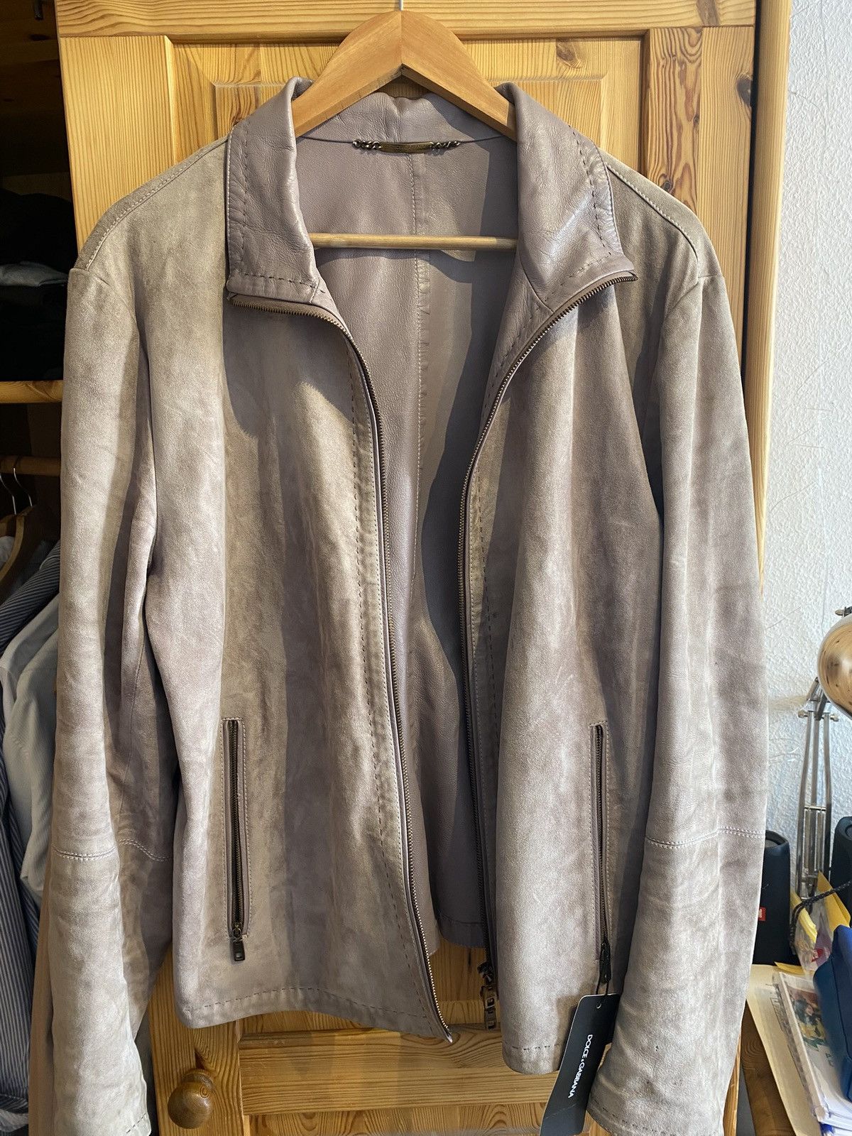 Dolce & Gabbana Dolce&Gabbana Vintage Leather Jacket Size US L / EU 52-54 / 3 - 1 Thumbnail