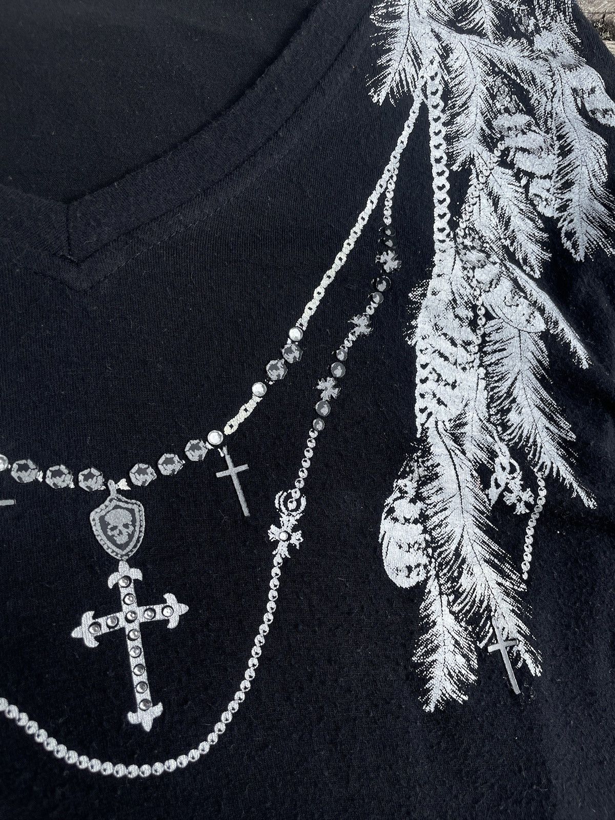 If Six Was Nine 2000s Ghost of Harlem Feather Necklace Long Sleeve Tee Vkei Size US S / EU 44-46 / 1 - 7 Thumbnail