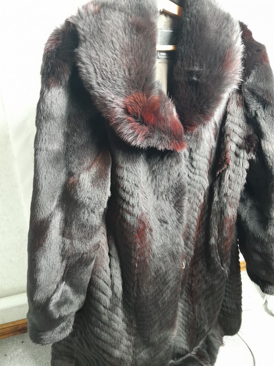 Other Luxury Genuine Mink Fur Coat - Deep Brown - Size 2XL Size XXL / US 16-18 / IT 52-54 - 8 Thumbnail