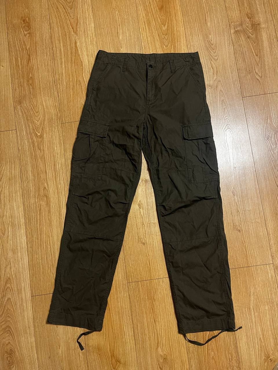 Carhartt Carhartt Regular Cargo Pants Olive 33x34 Size US 33 - 1 Thumbnail