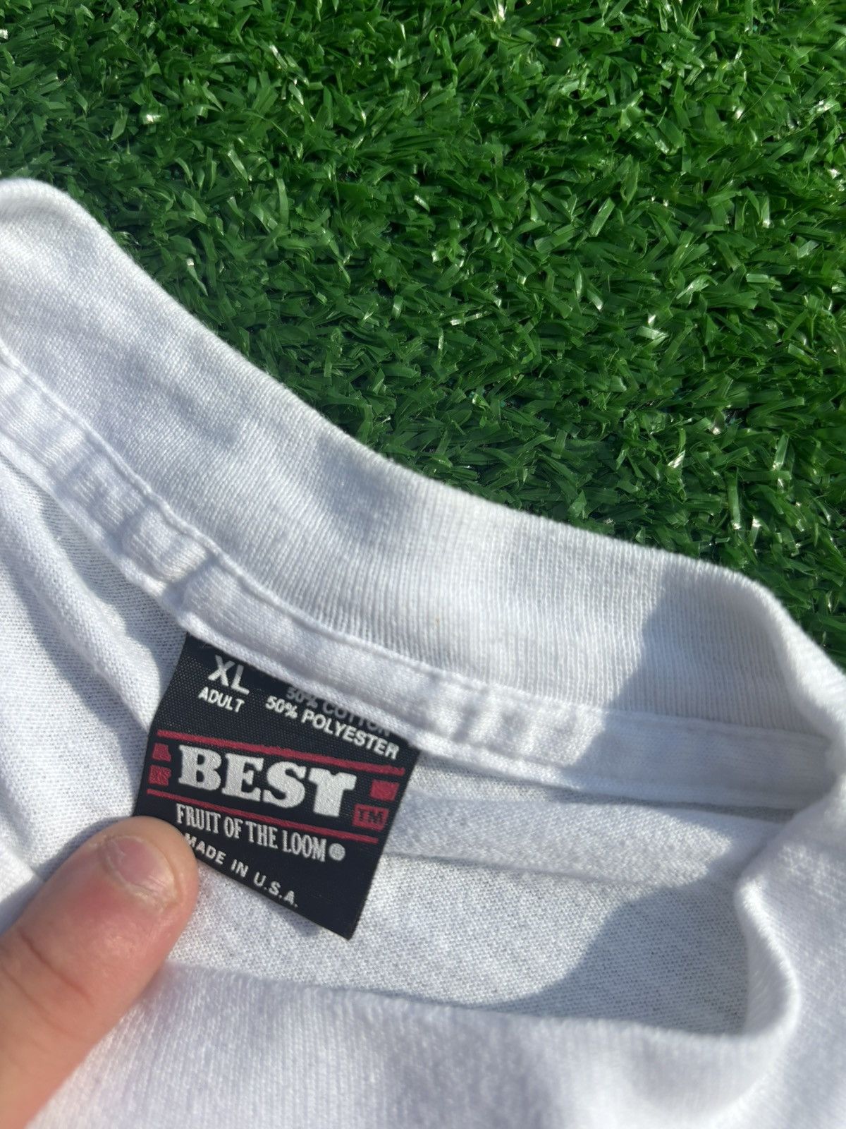 Fruit Of The Loom × Vintage Vintage 1991 Christ tee Size US XL / EU 56 / 4 - 3 Thumbnail