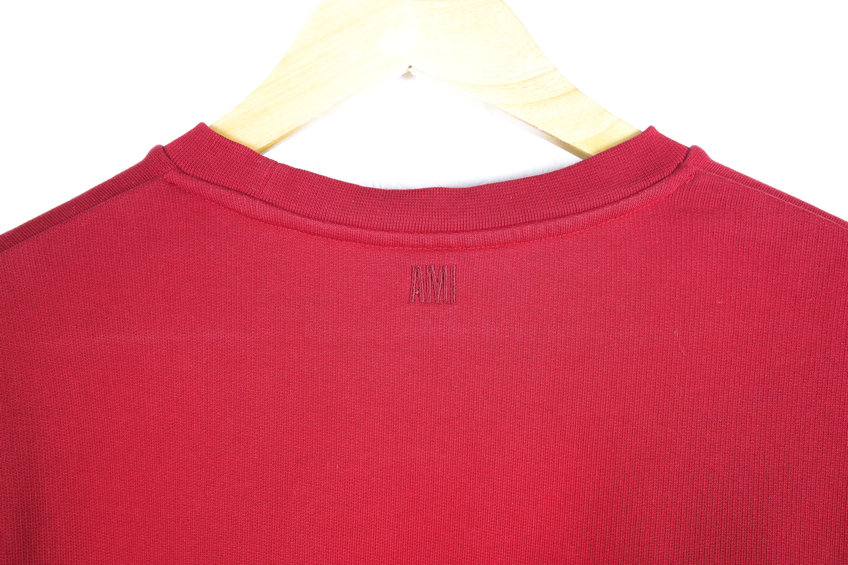 AMI AMI Coucou Londres Logo Cotton-Jersey Sweatshirt Size M / US 6-8 / IT 42-44 - 11 Thumbnail