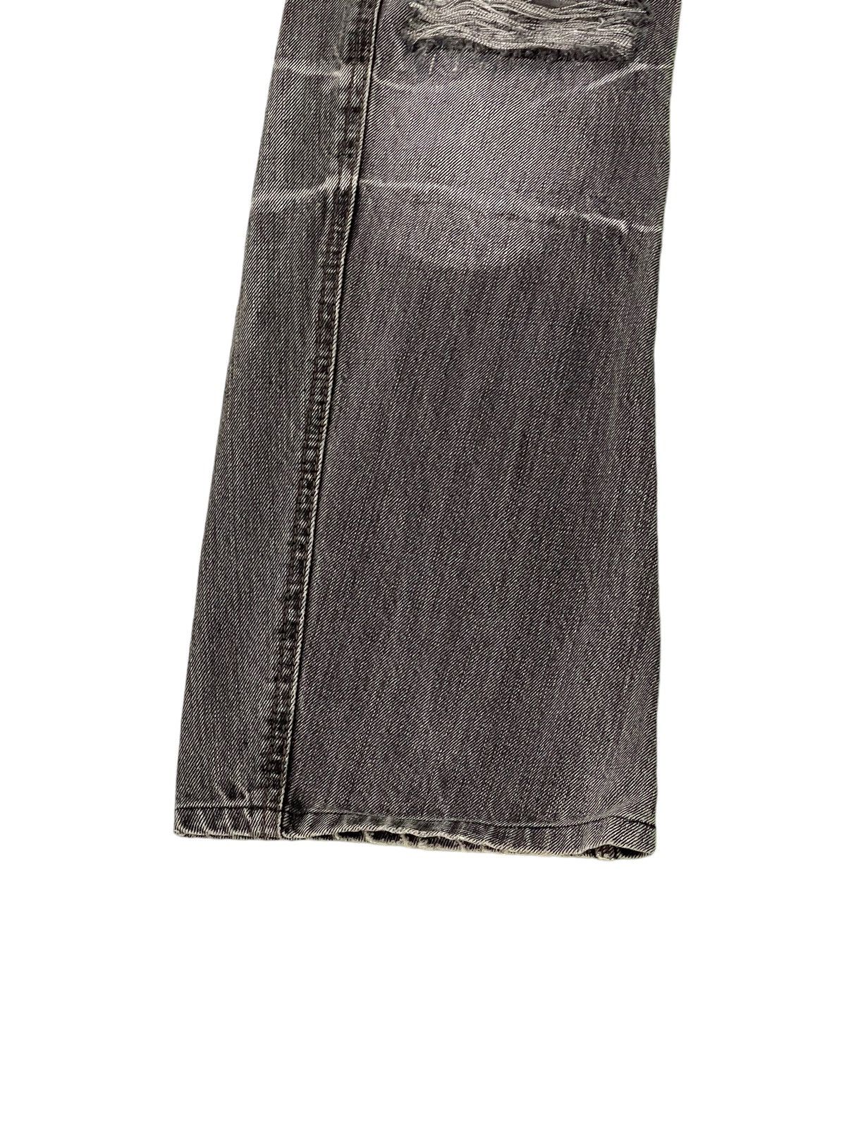 Japanese Brand Flare Jeans Nicole Club Distress Low Rise Boot Cut 6🟦8 Size US 32 / EU 48 - 5 Thumbnail