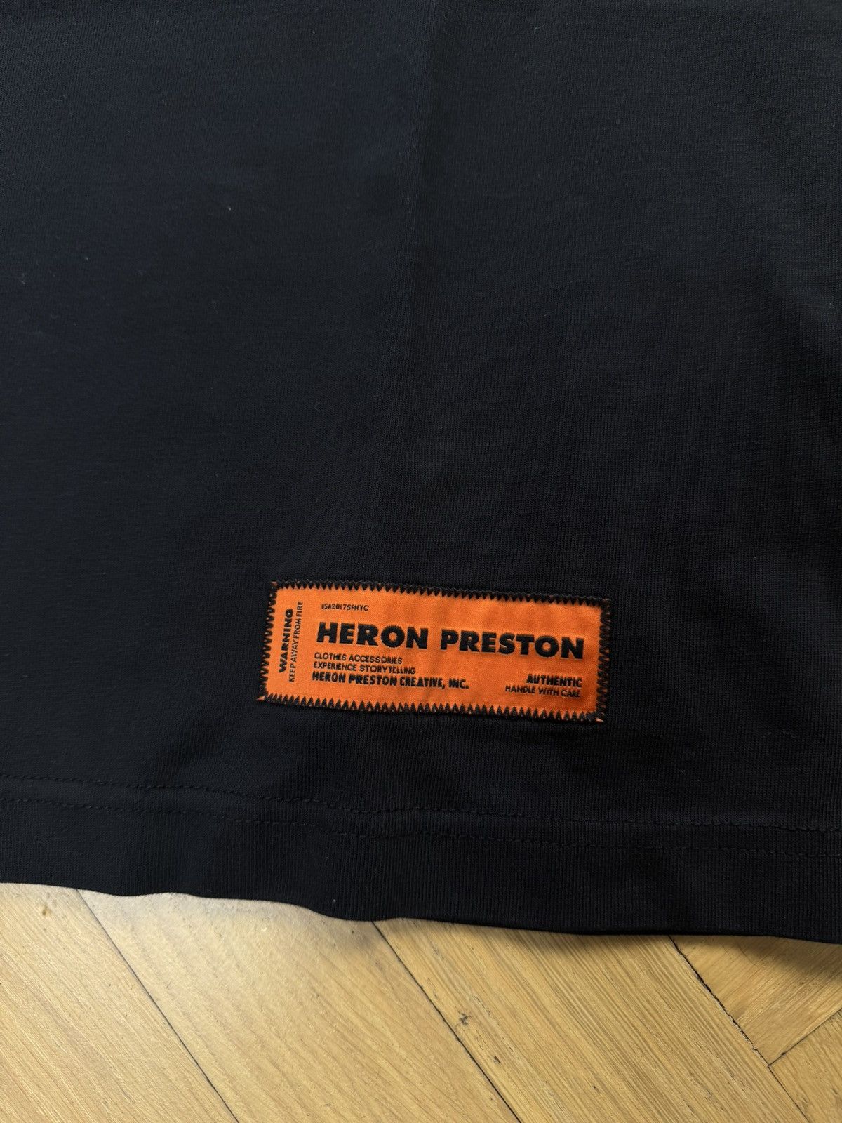 Heron Preston HERON PRESTON SKULL PATCHED BLACK TEE Size US S / EU 44-46 / 1 - 6 Thumbnail