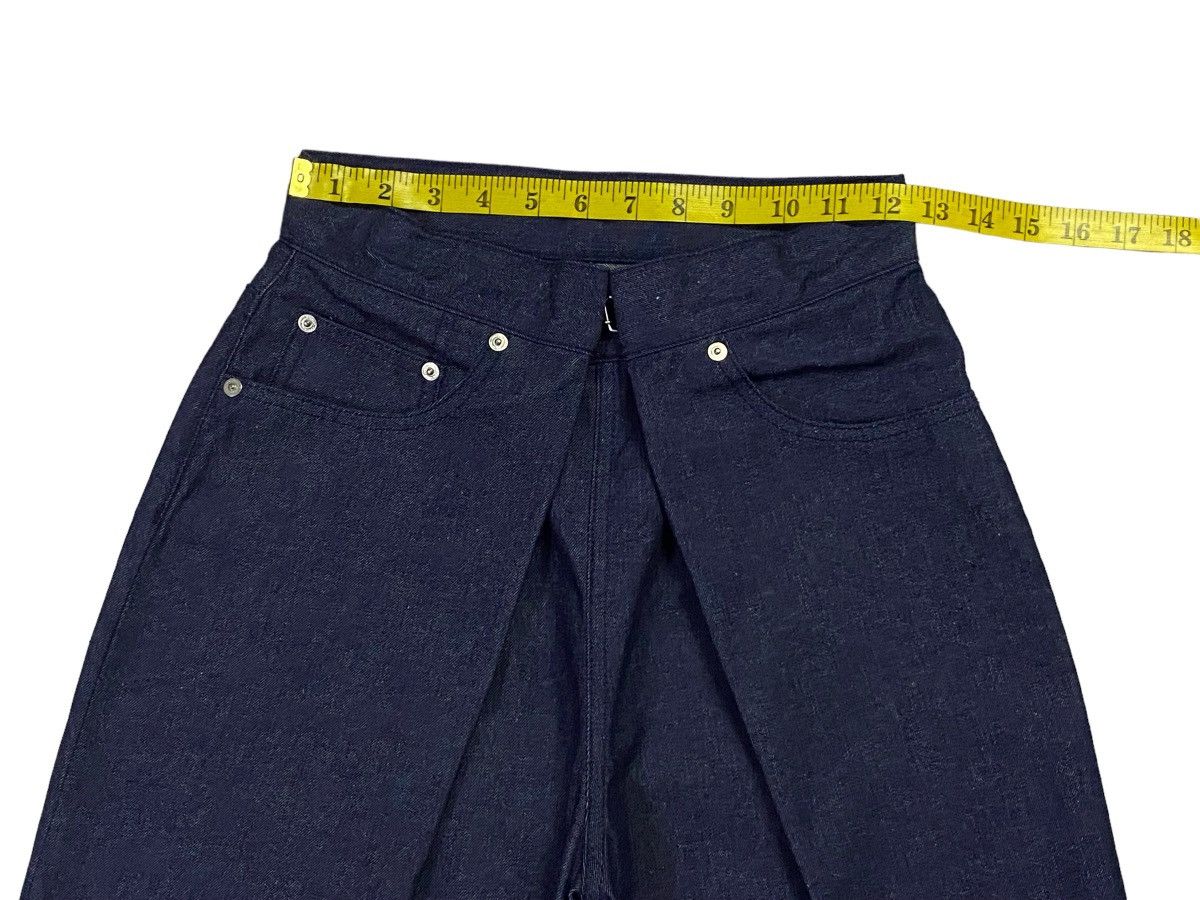 JOHN LAWRENCE SULLIVAN × Japanese Brand John Lawrence Sullivan Rigid Denim Wide Pants Size 25" / US 0 / IT 36 - 5 Thumbnail