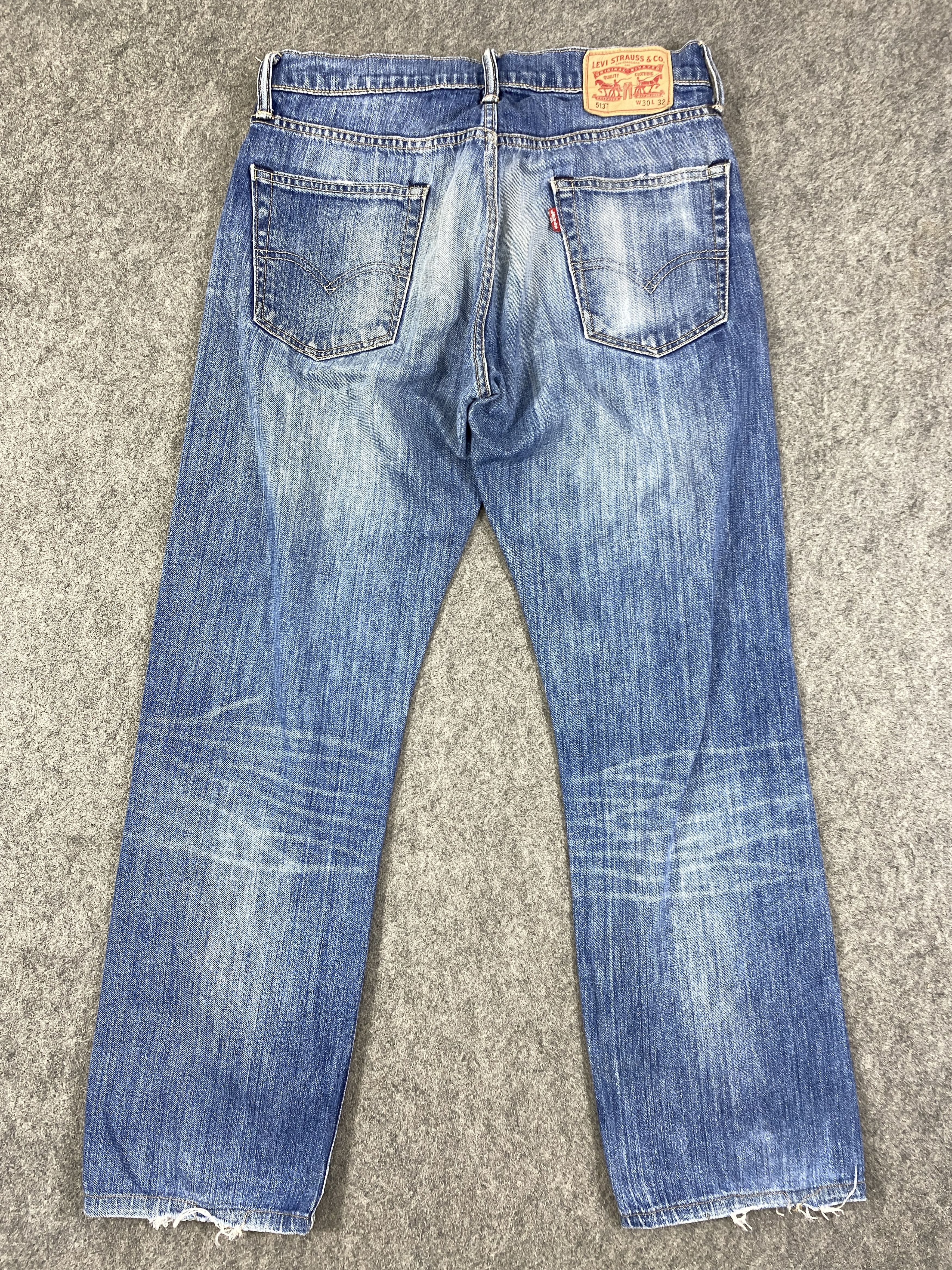 Levi's Faded Blue Vintage Levi's 513 Jeans 30x28.5 - JN3328 Size US 30 / EU 46 - 2 Thumbnail