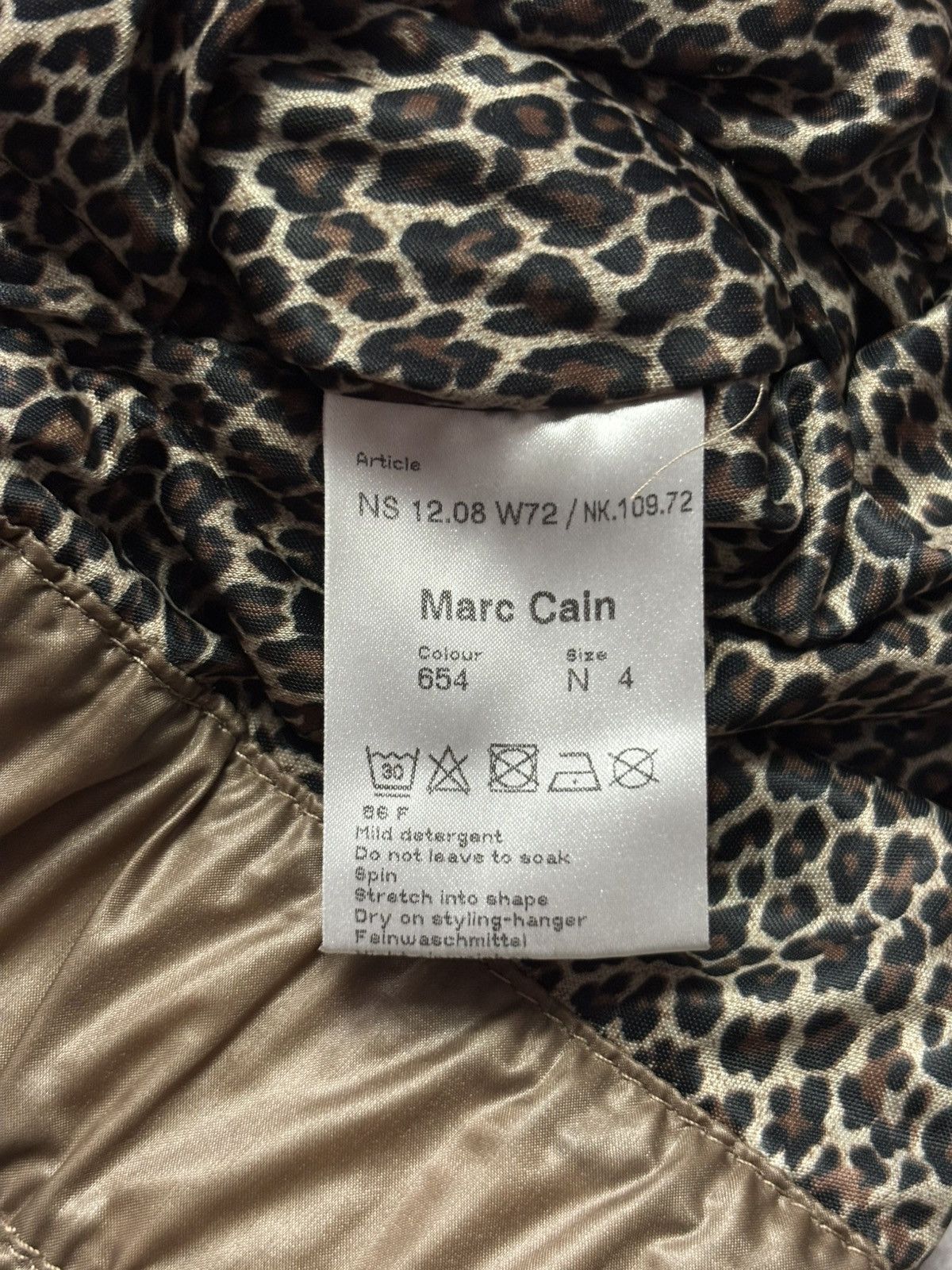 Other Marc Cain Reversible Nylon Jacket Brown / Leopard Print Size M / US 6-8 / IT 42-44 - 19 Thumbnail