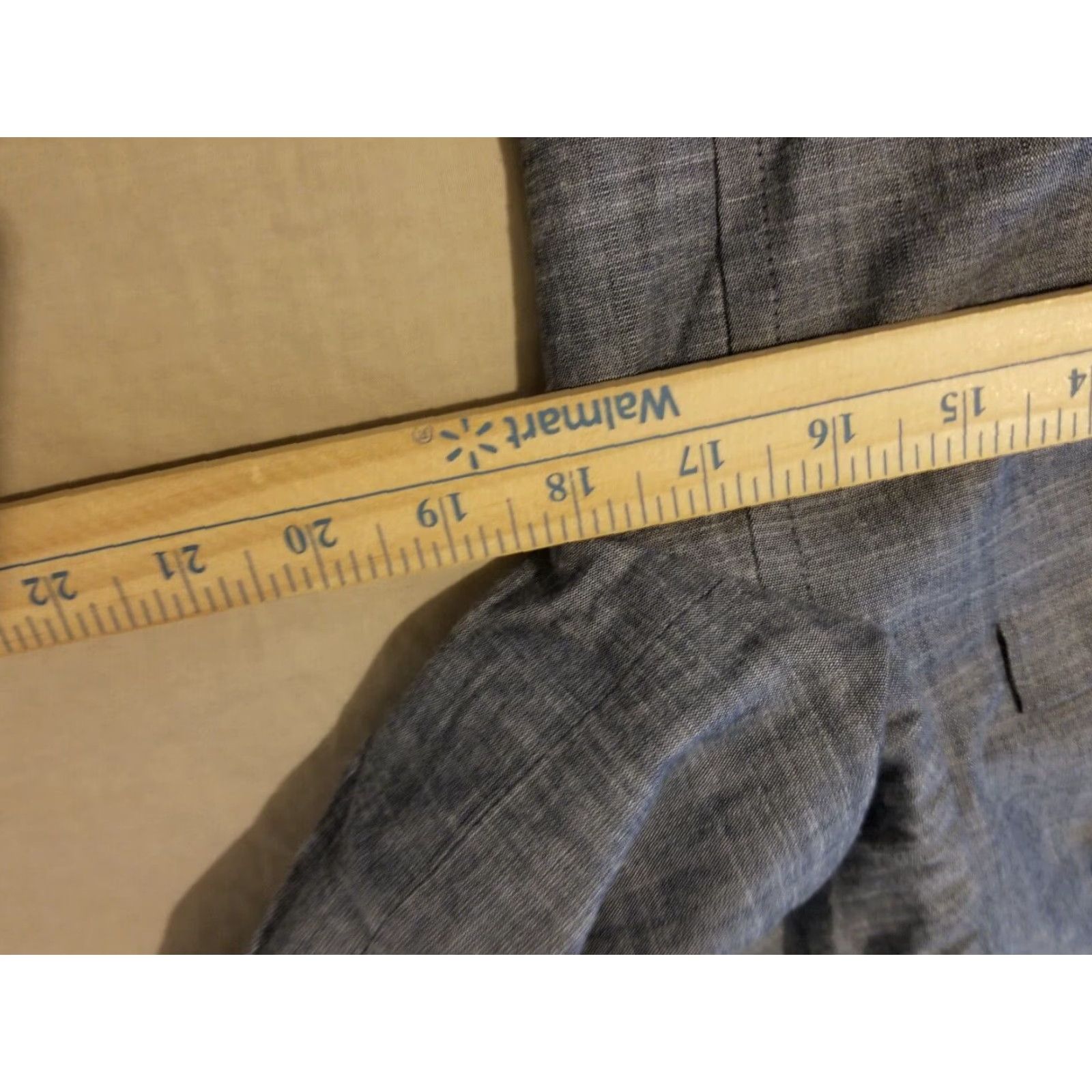 Talbots Womens Talbots Jacket 6P Petite Gray Gray Cotton Blazer Jacket Blazer Womens 6P Petite Talbots Gray Cotton Blazer Size M / US 6-8 / IT 42-44 - 3 Thumbnail