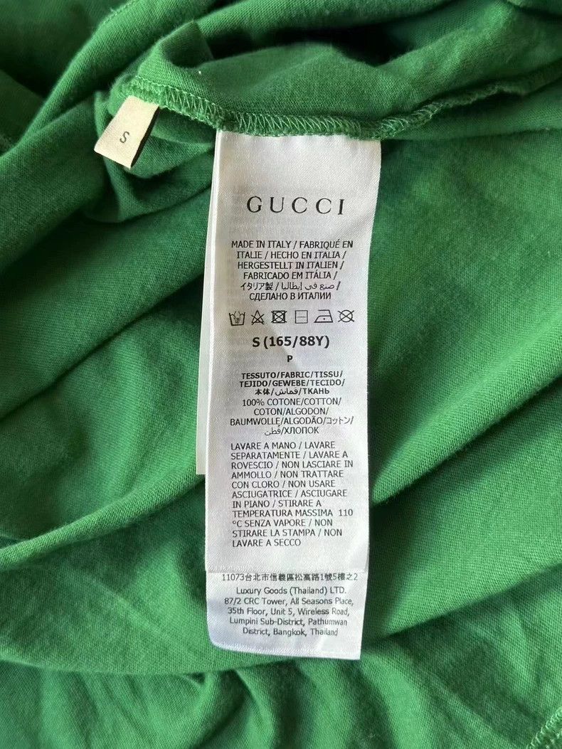 Gucci Gucci Green dog short sleeves 2501-Nextarrow Size US S / EU 44-46 / 1 - 3 Thumbnail