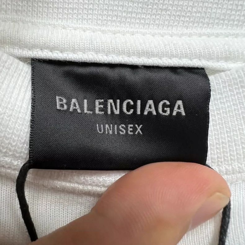 Balenciaga 2024 Limited Totem Full Print Logo White Graffi