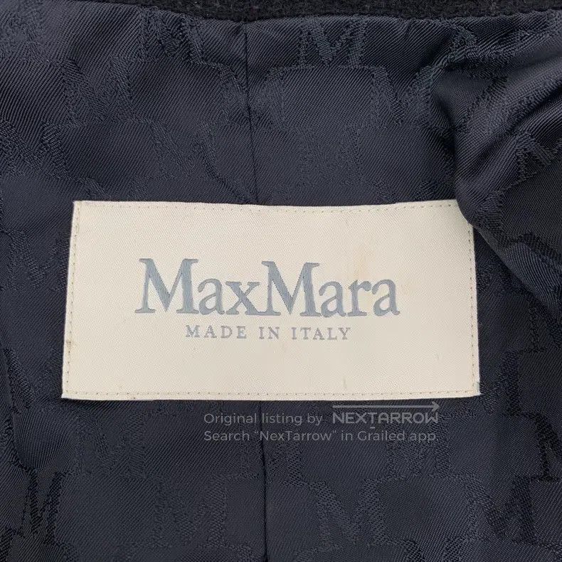 Max Mara Max Mara Black Woolen Collar Double Breasted Long Sleeve B Size XXS / US 00 / IT 34 - 6 Thumbnail