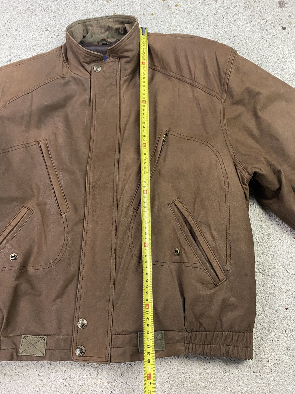 Vintage leather jacket avant garde archive oversized - krearack.com
