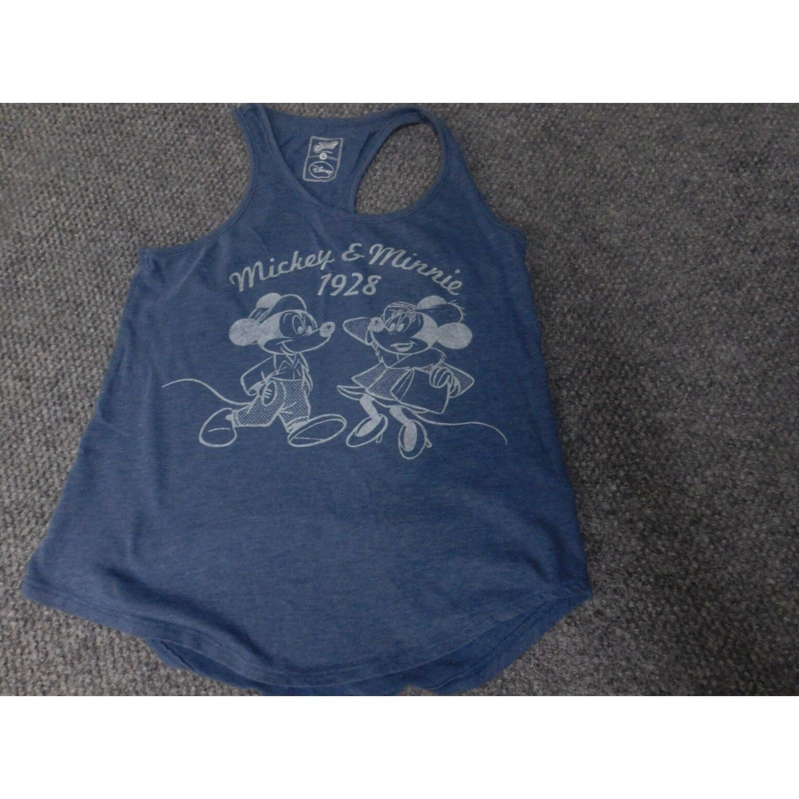 Old Navy Old Navy Womens Shirt XS Blue Crew Neck Sleeveless Pullover Cotton Minnie Mouse Disney Blouse Size XS / US 0-2 / IT 36-38 - 3 Thumbnail