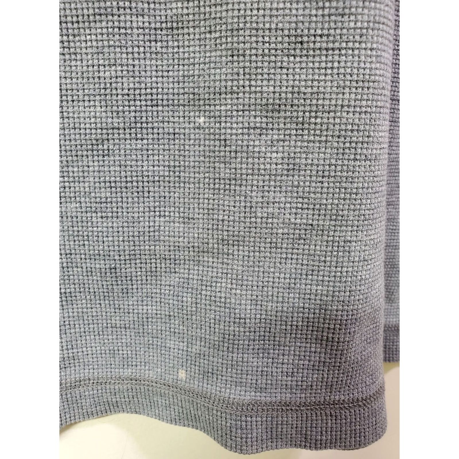 Puma PUMA Shirt Mens Medium Thermal Gray Long Sleeve Crewneck Waffle Knit Solid Logo Classic Outdoor Sports Thermal Fall Winter Spring Mens Size US M / EU 48-50 / 2 - 4 Thumbnail