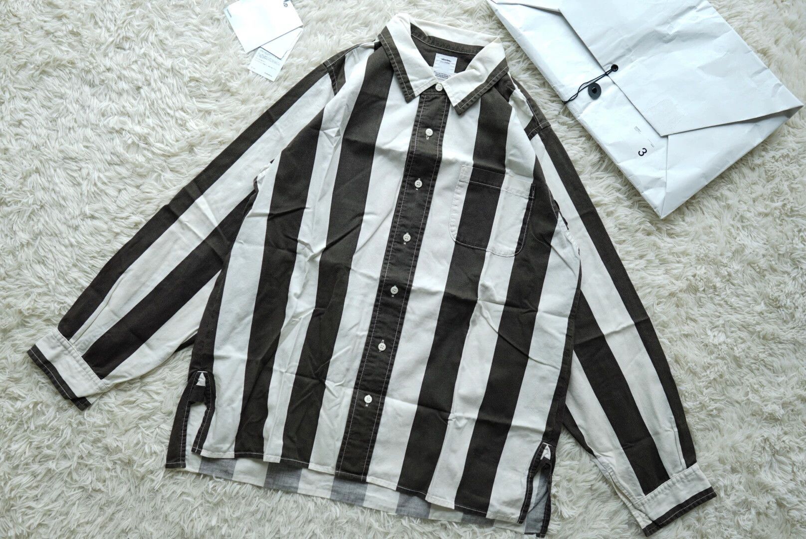 Visvim visvim cecile striped shirt Size US L / EU 52-54 / 3 - 1 Thumbnail