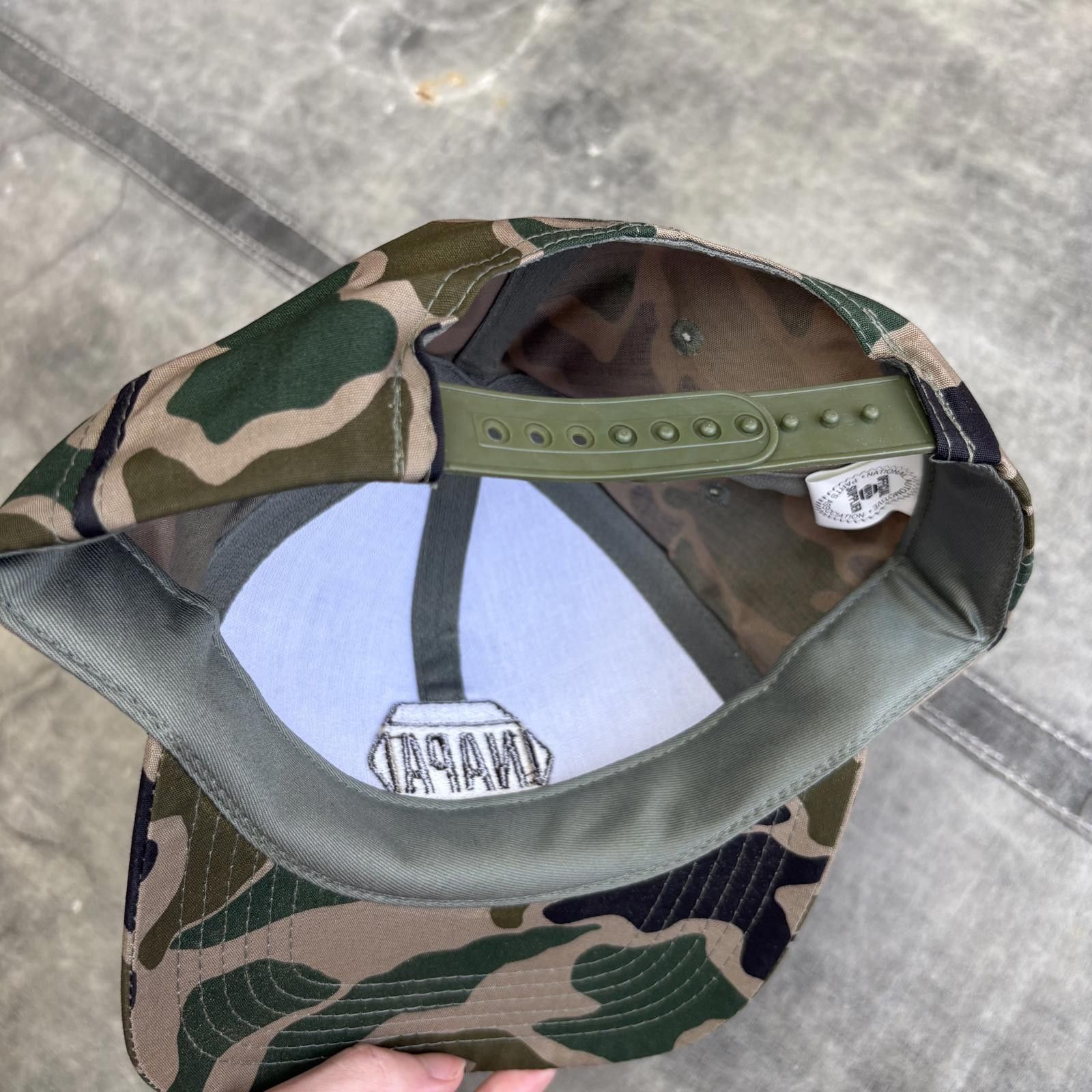 Vintage Vintage 90s Deadstock NAPA Auto Parts Duck Camo SnapBack Hat Size ONE SIZE - 3 Thumbnail
