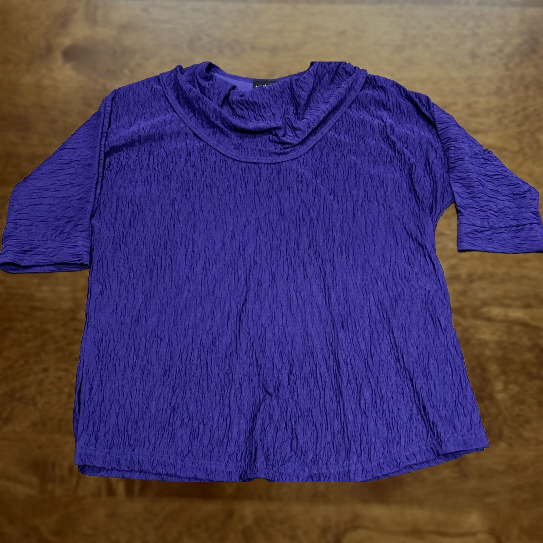Vintage VINTAGE Threads Purple 1X 3/4 Sleeve Blouse Tunic Womens Blouse Tunic Women’s Shirt Purple 1X A17 Size XL / US 12-14 / IT 48-50 - 1 Thumbnail