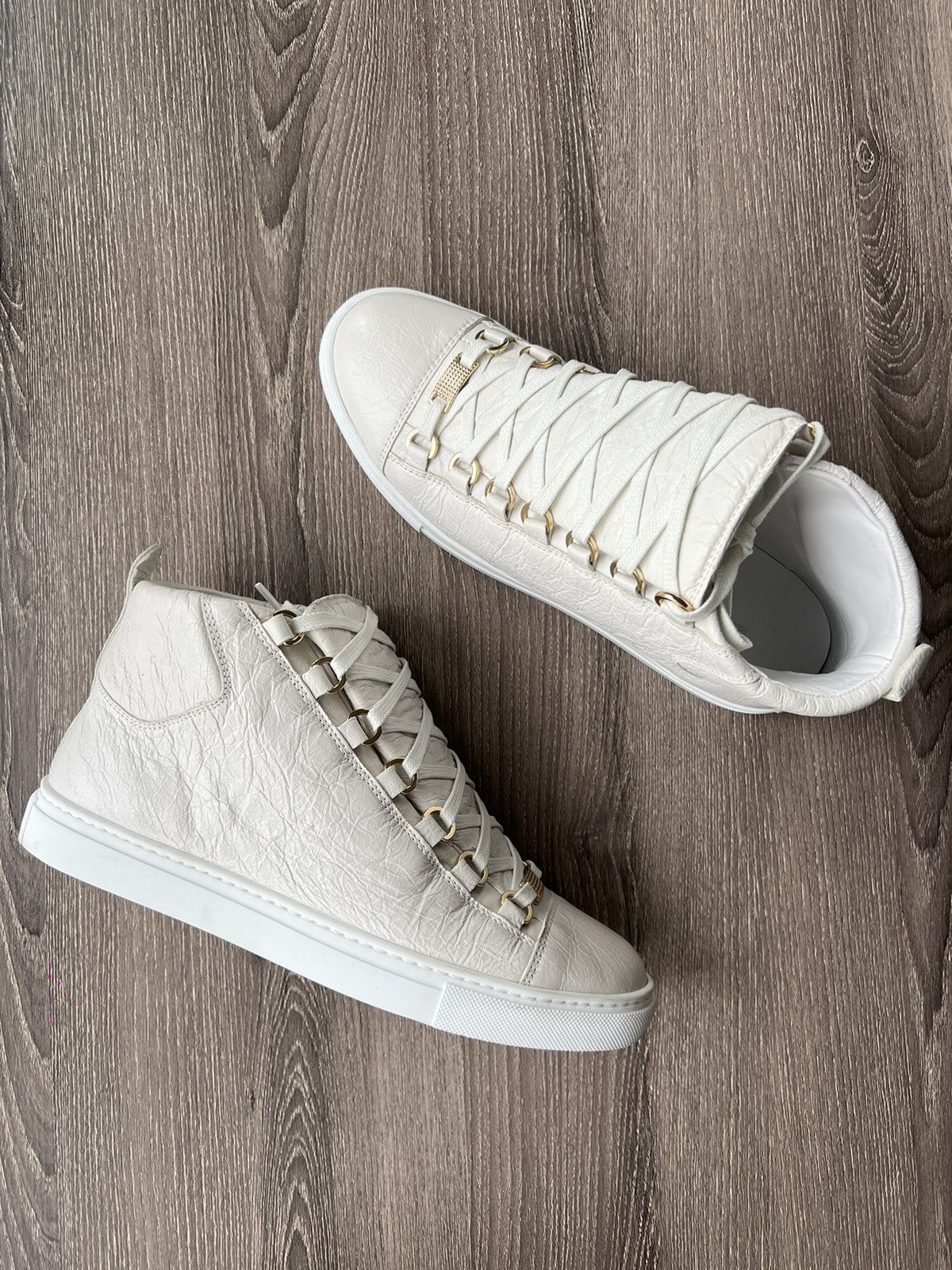 Balenciaga Arena High White Grailed