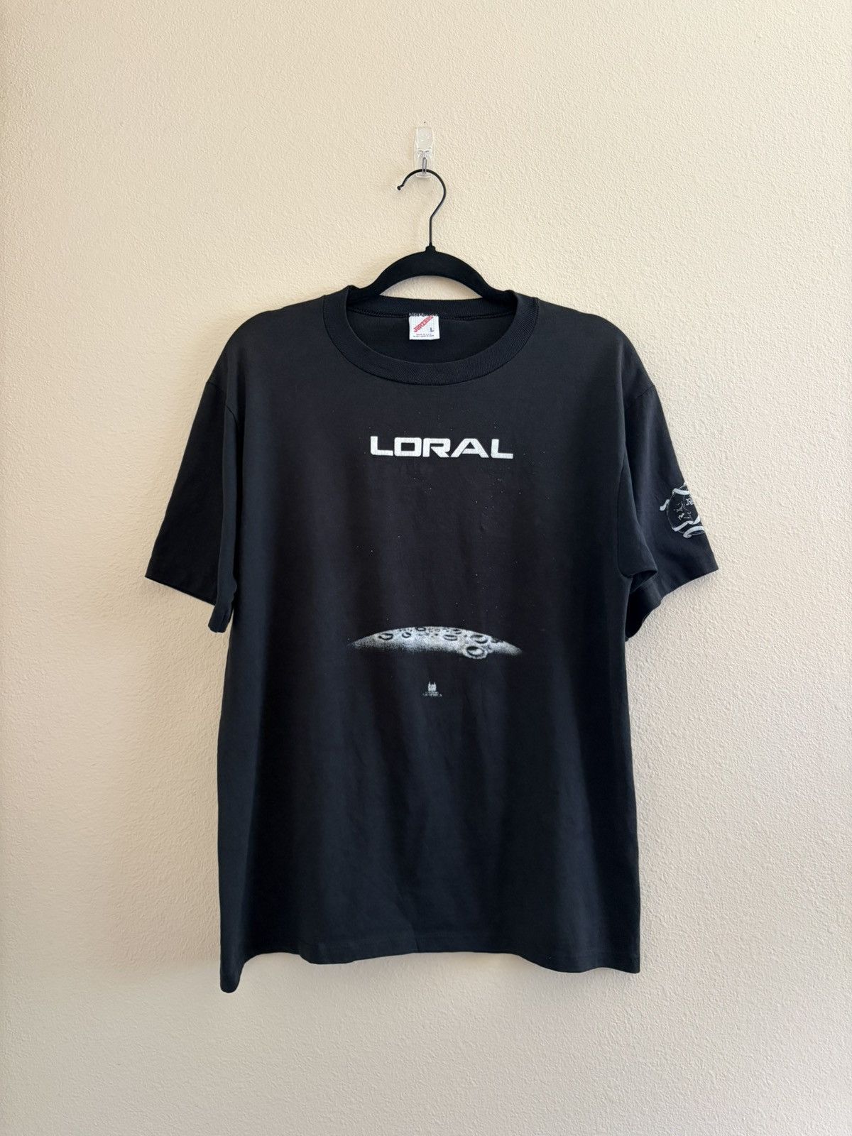 Vintage 1992 Loral Space Run Annual Aerospace Event Tee L