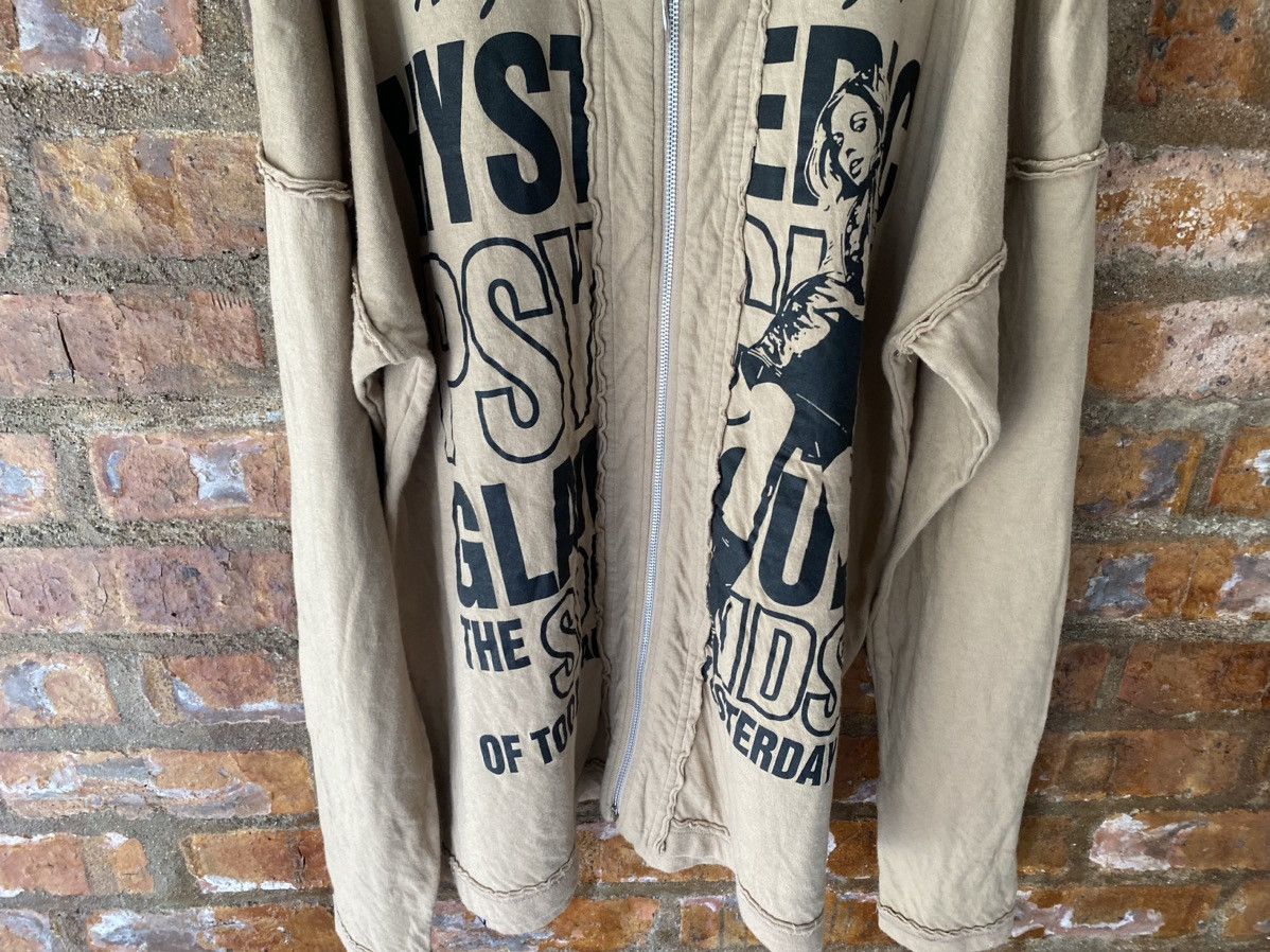 Hysteric Glamour 🔥 Oversize iconic logo zipper sweatshirt Size US L / EU 52-54 / 3 - 4 Thumbnail