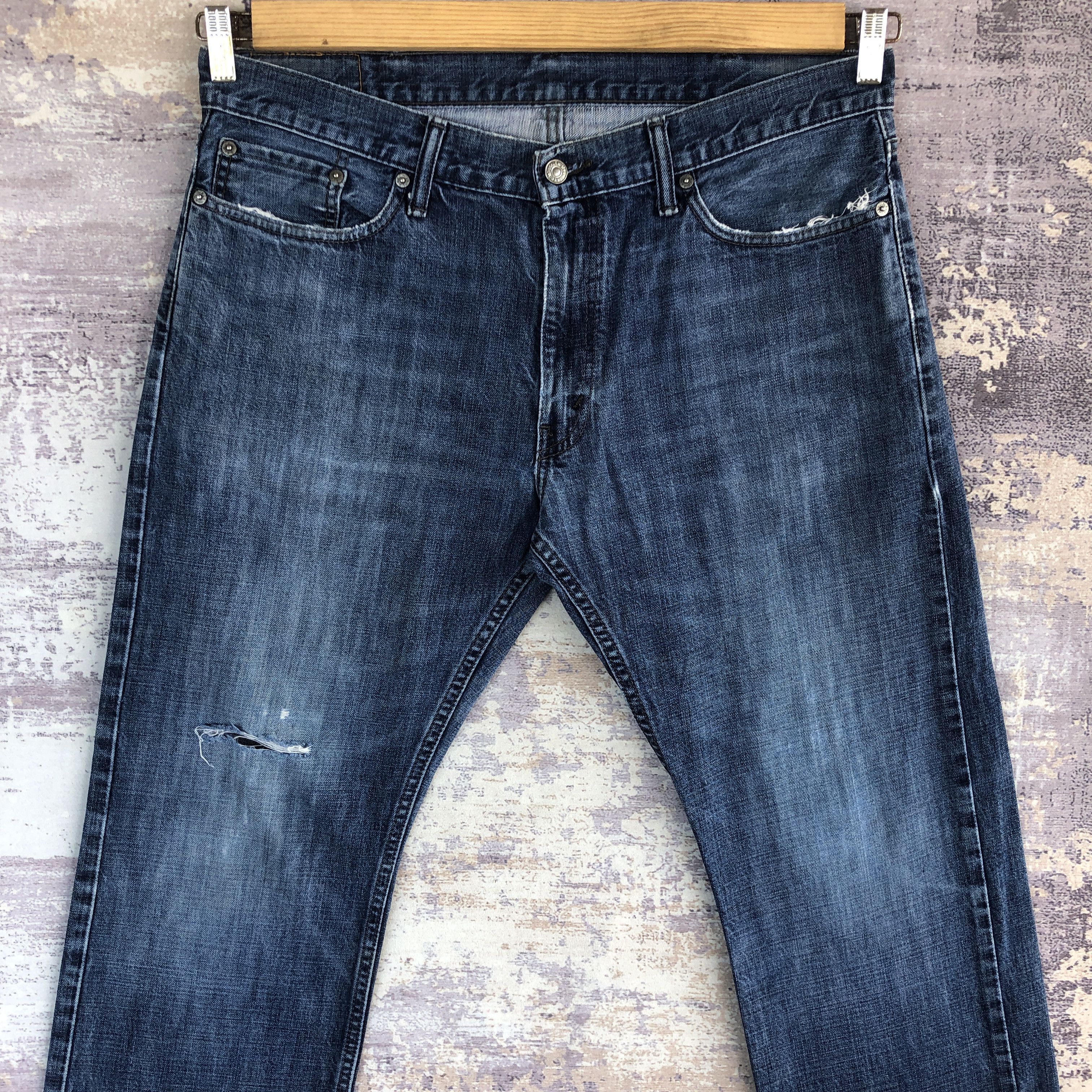 Vintage Levis 514 Jeans Distressed Levi's Faded Wash Denim